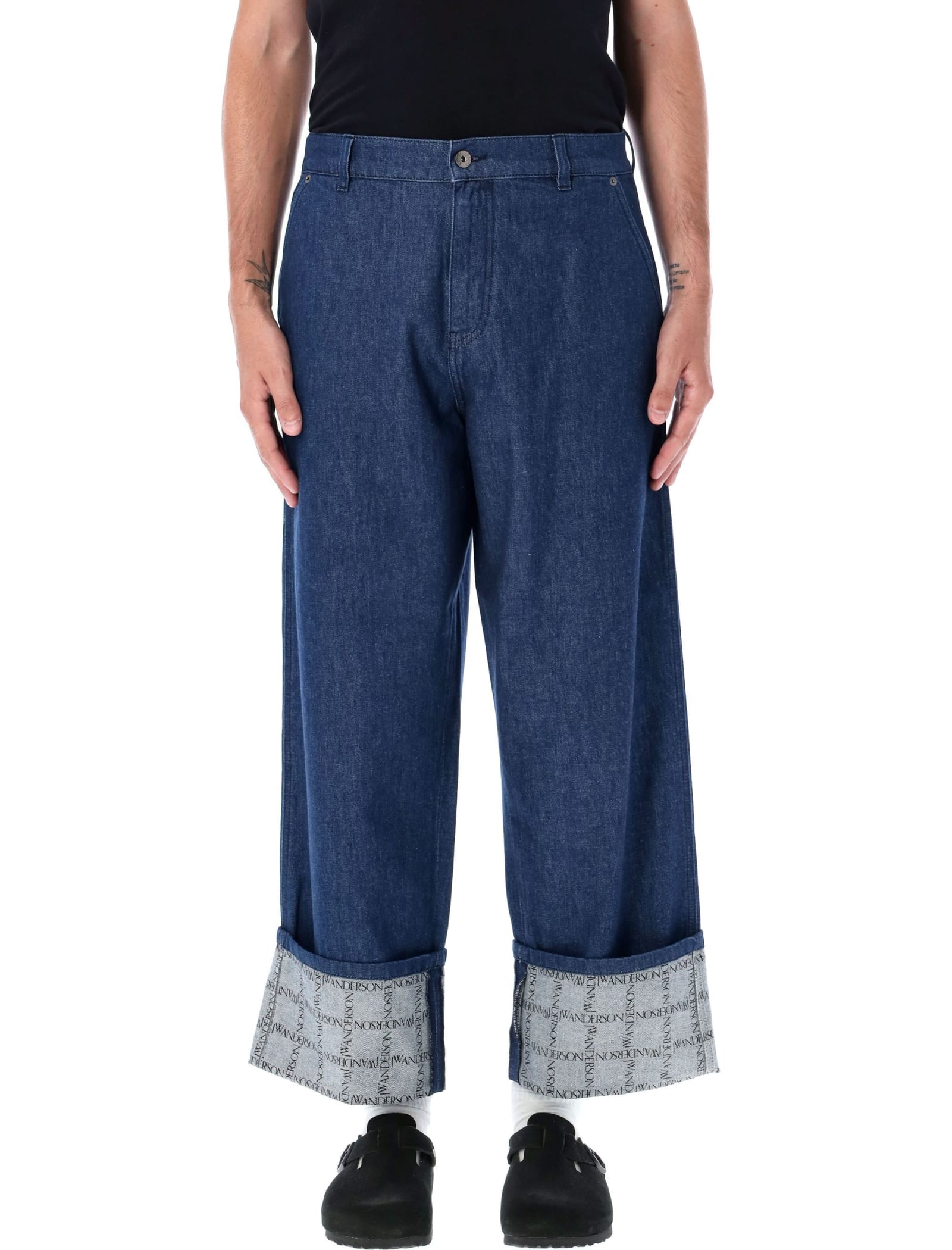 Jw Anderson Jeans Workwear In Indigo