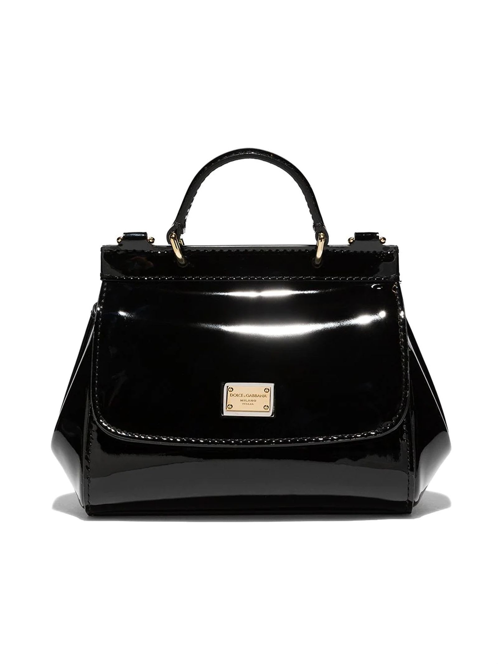 Dolce & Gabbana Black Leather Bag