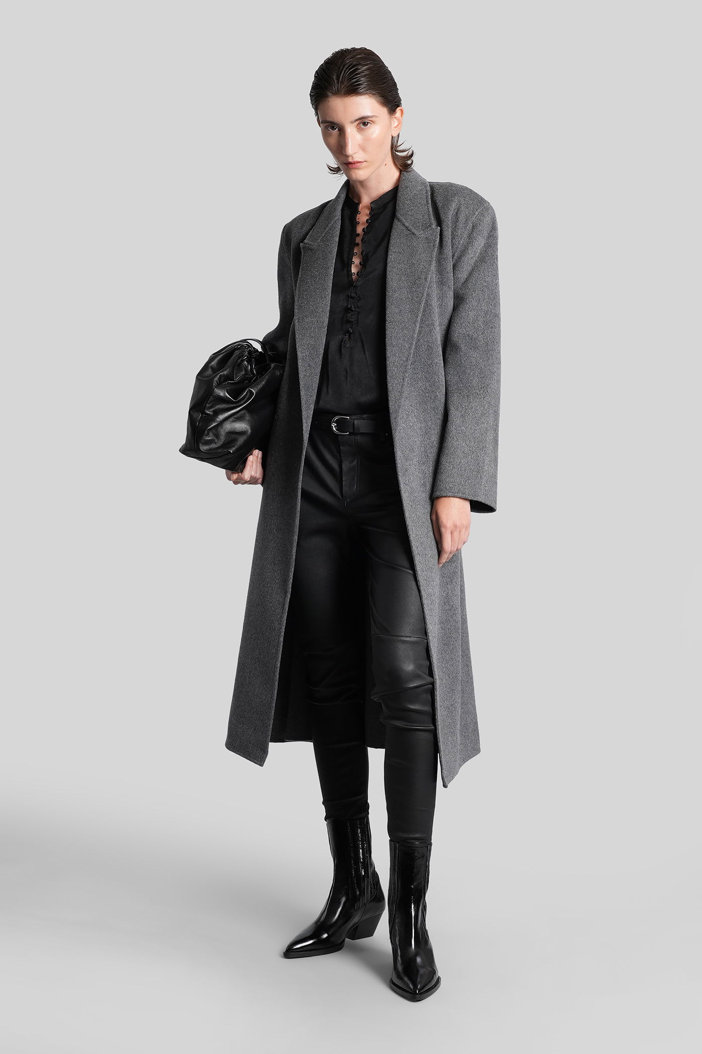 Iro Ezia Blouse In Black Polyester In Black