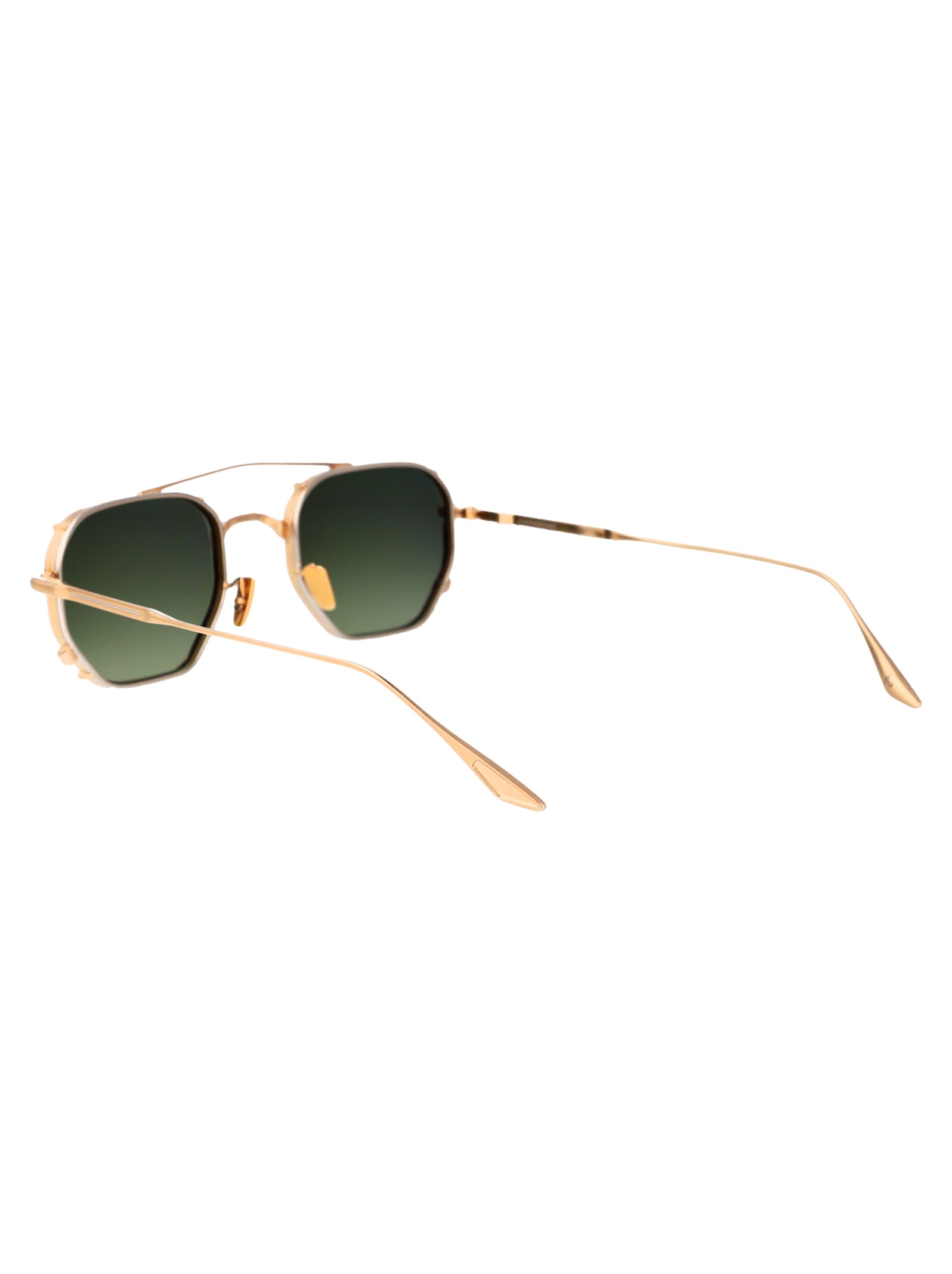 Shop Jacques Marie Mage Marbot Sunglasses In Musket