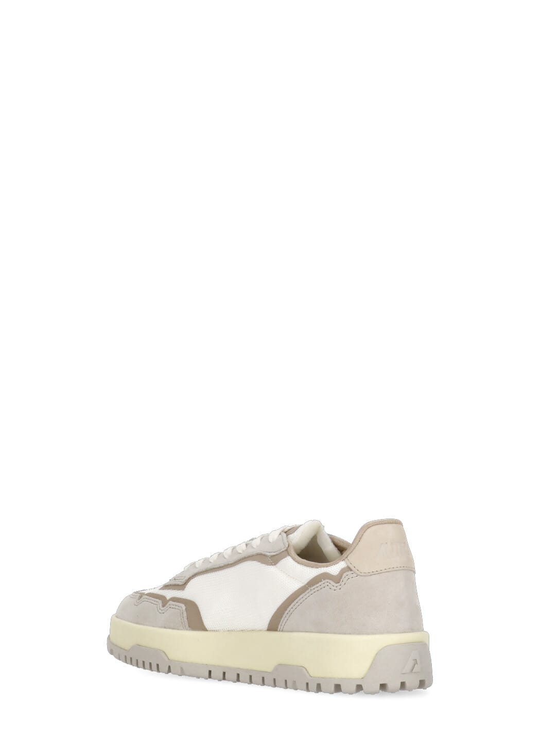 Autry Sneakers Wildpace Low In Mesh E Suede In Beige