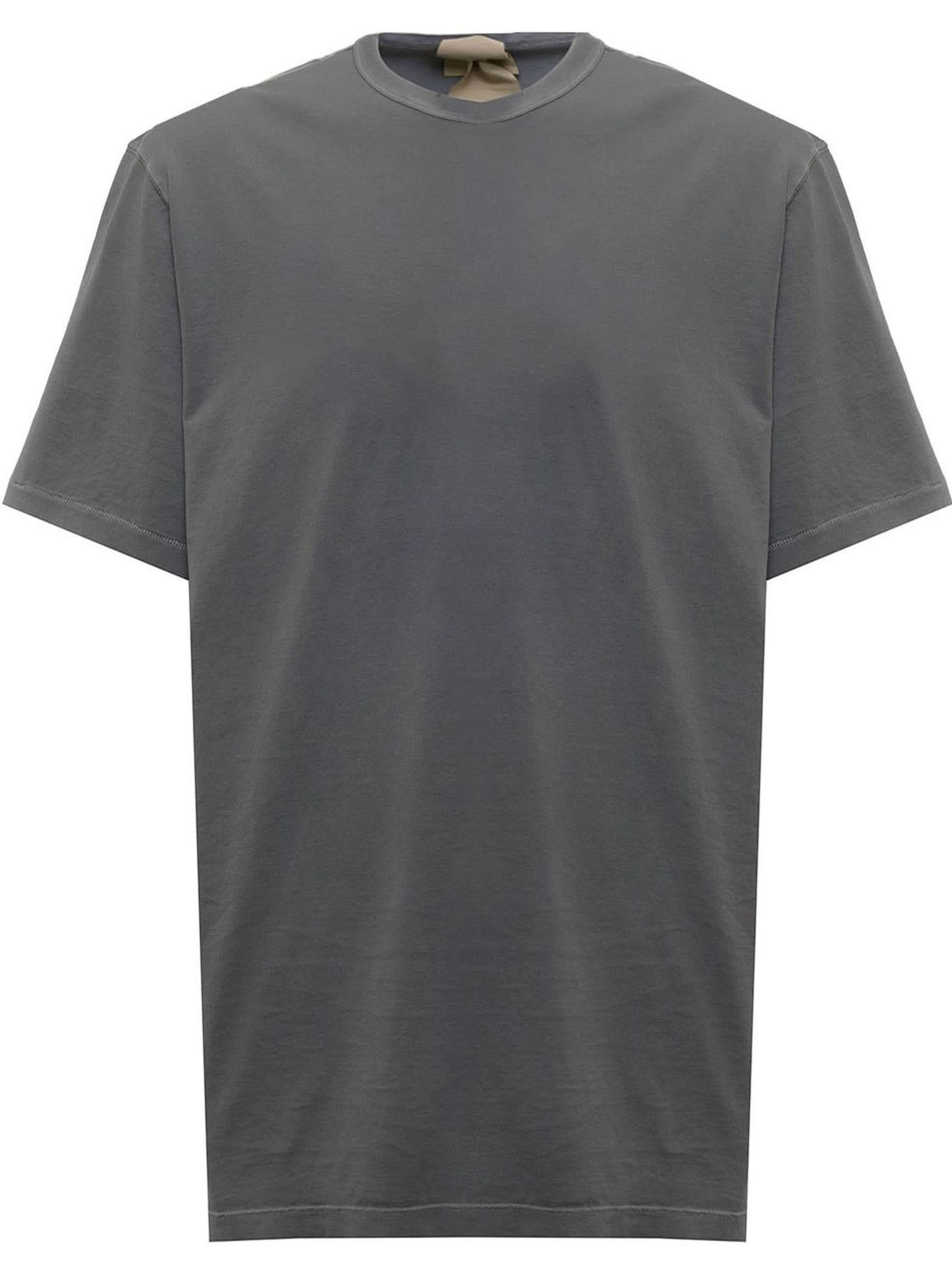Ten C Grey Cotton T-shirt