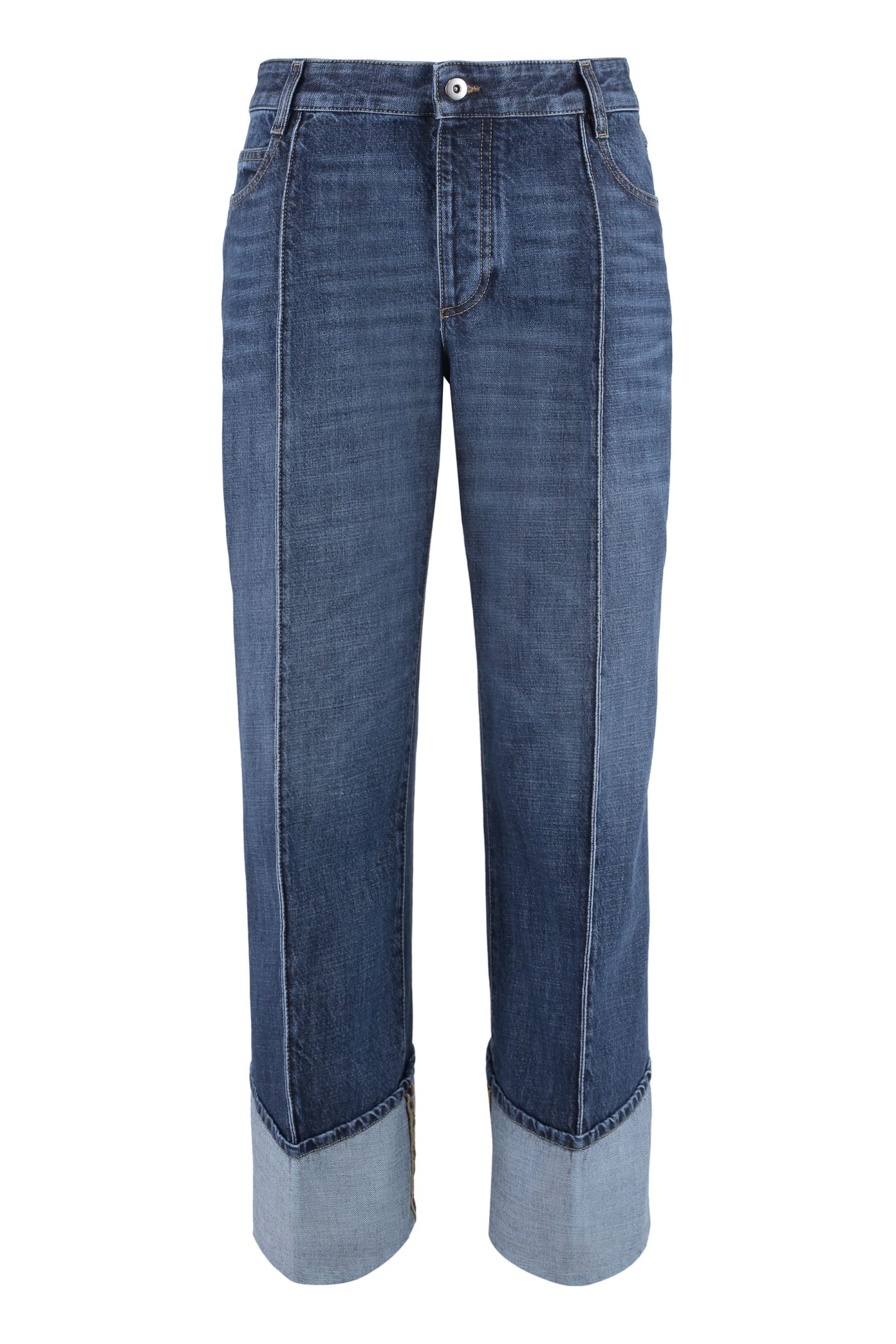 Bottega Veneta Regular-fit Cropped Jeans