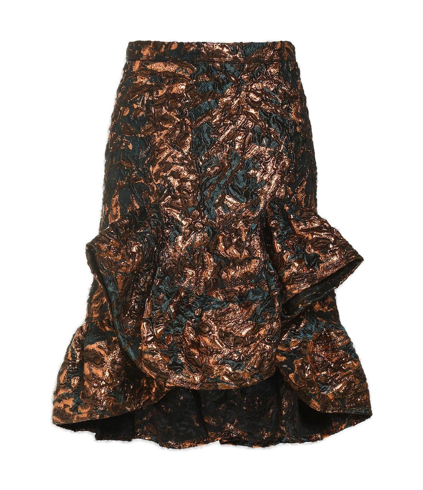 Koché Jacquard Lurex Skirt