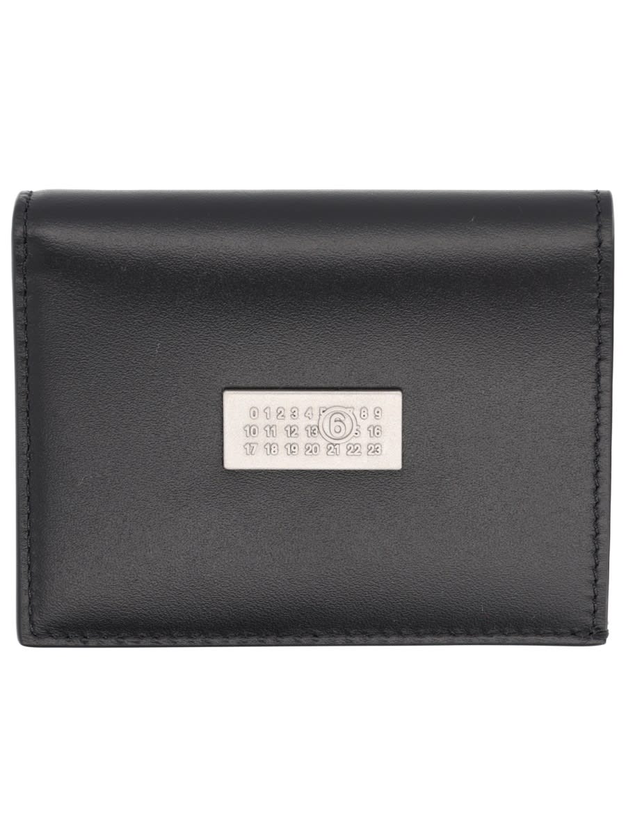 Mm6 Maison Margiela Coin Purse With Logo In Black