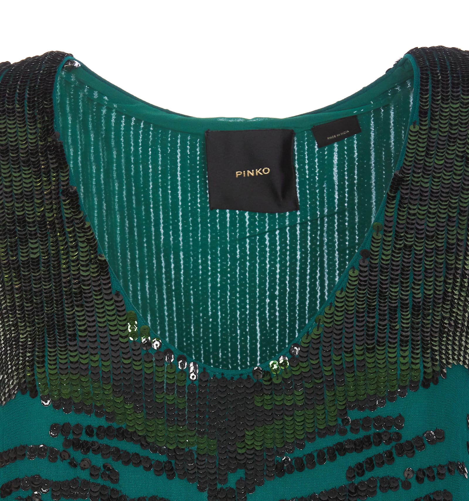 Shop Pinko Nanterre Top In Green