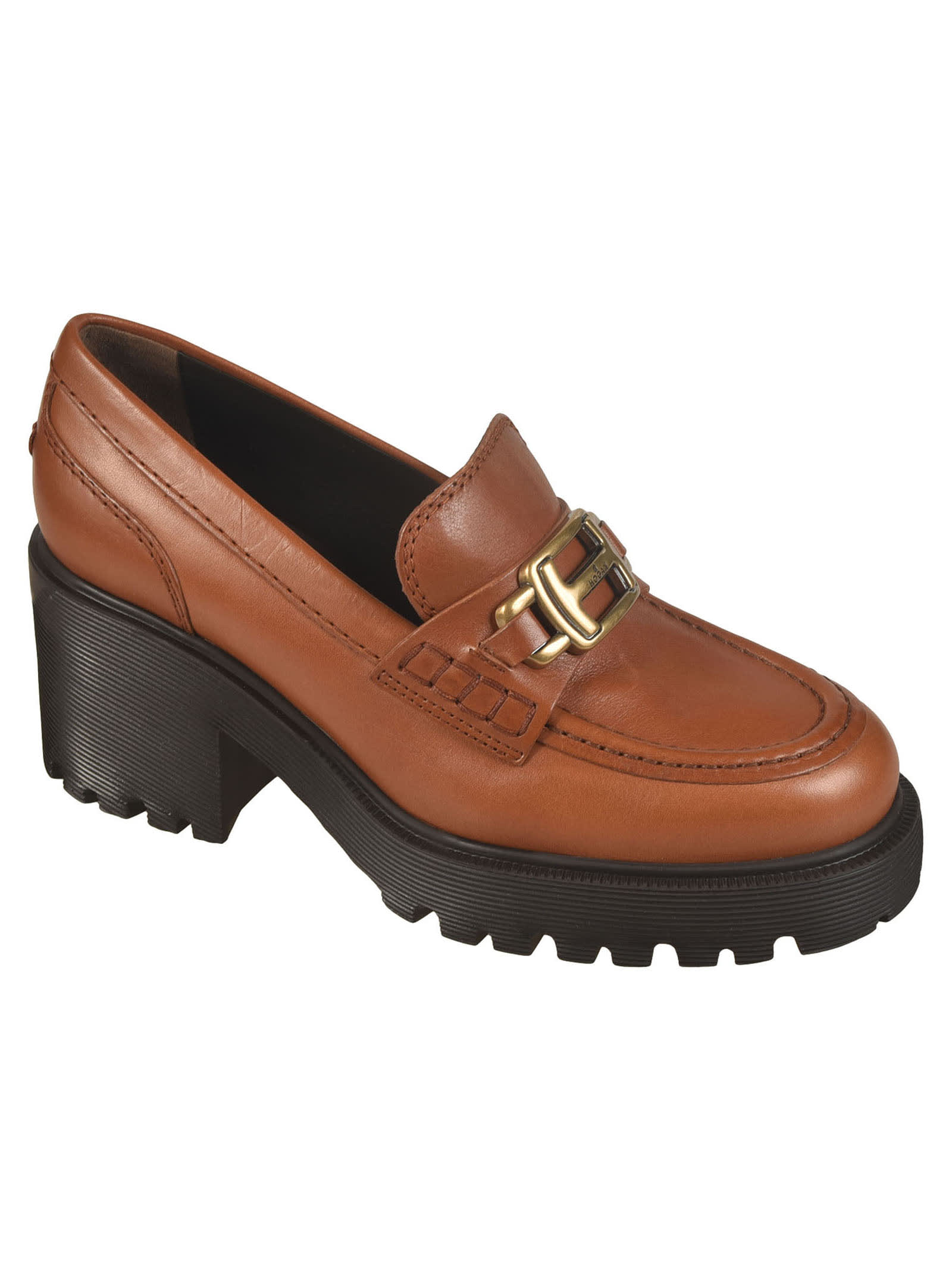 Shop Hogan H649 Loafers In S003