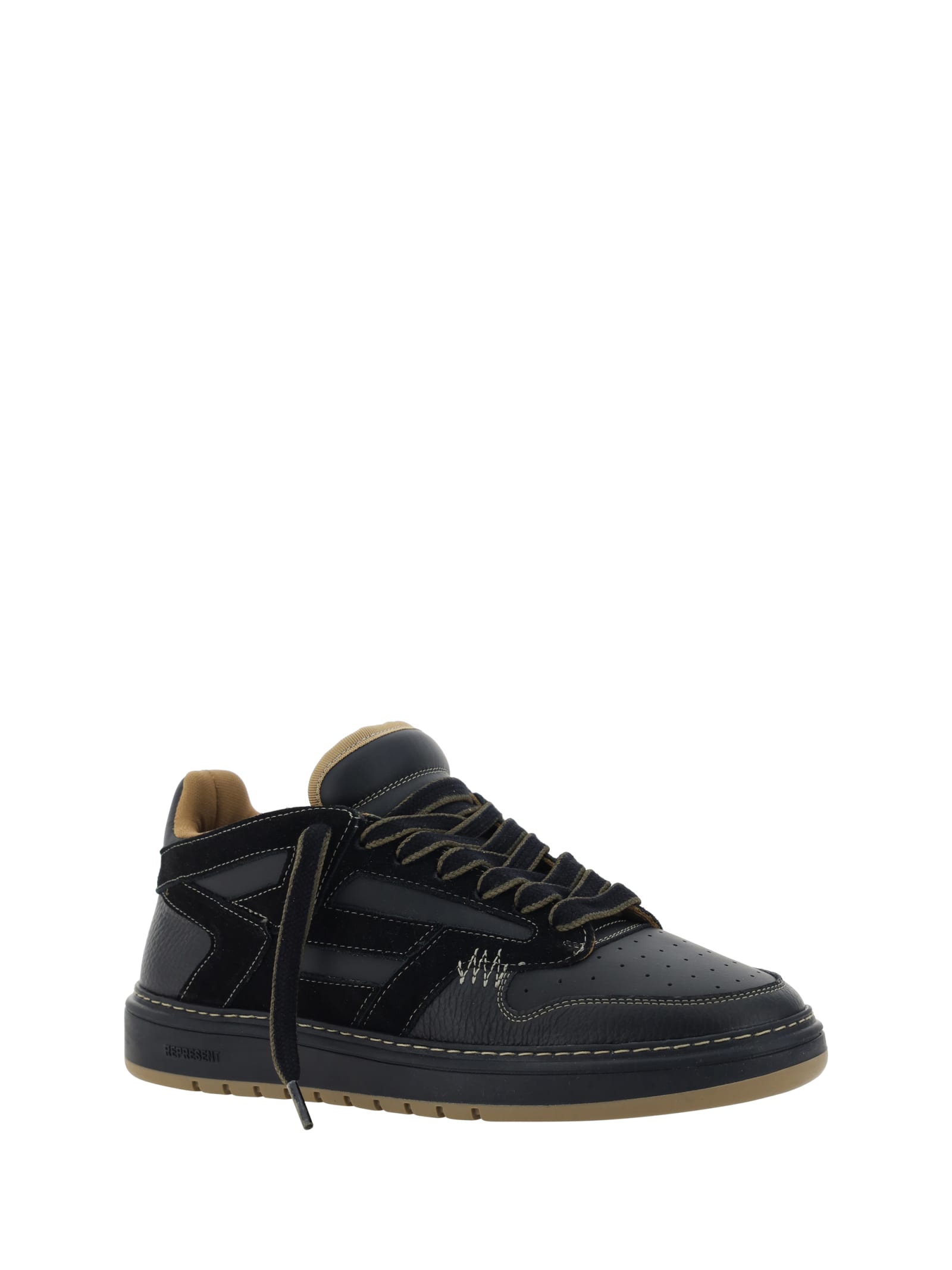 Shop Represent Reptor Sneakers In Black