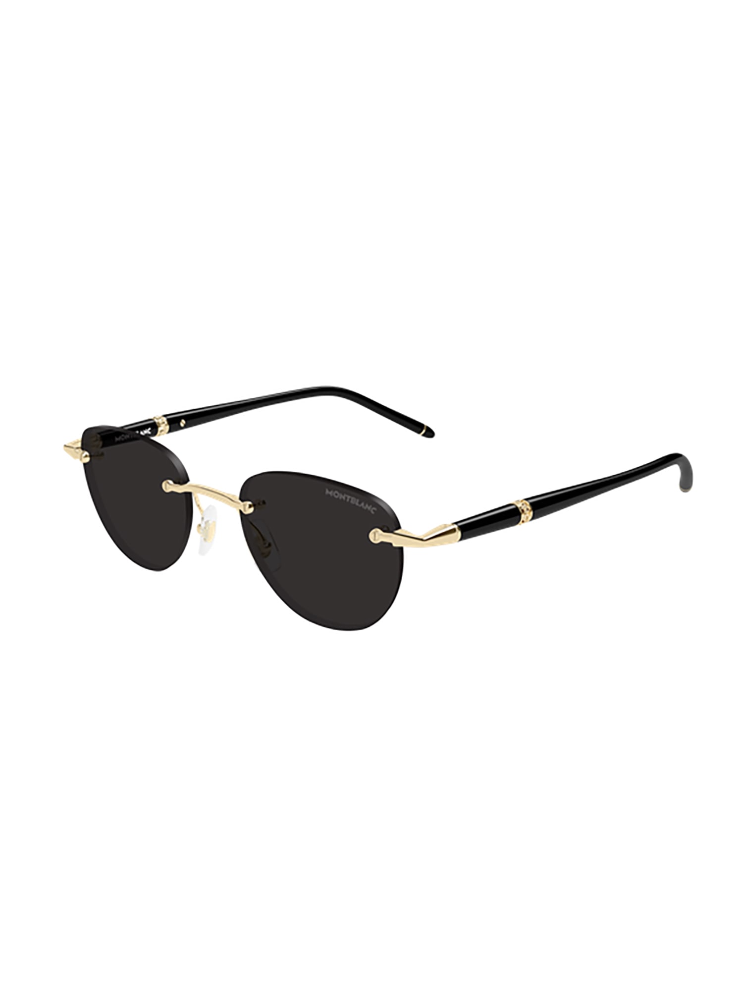 Montblanc Mb0412s Sunglasses In Gold