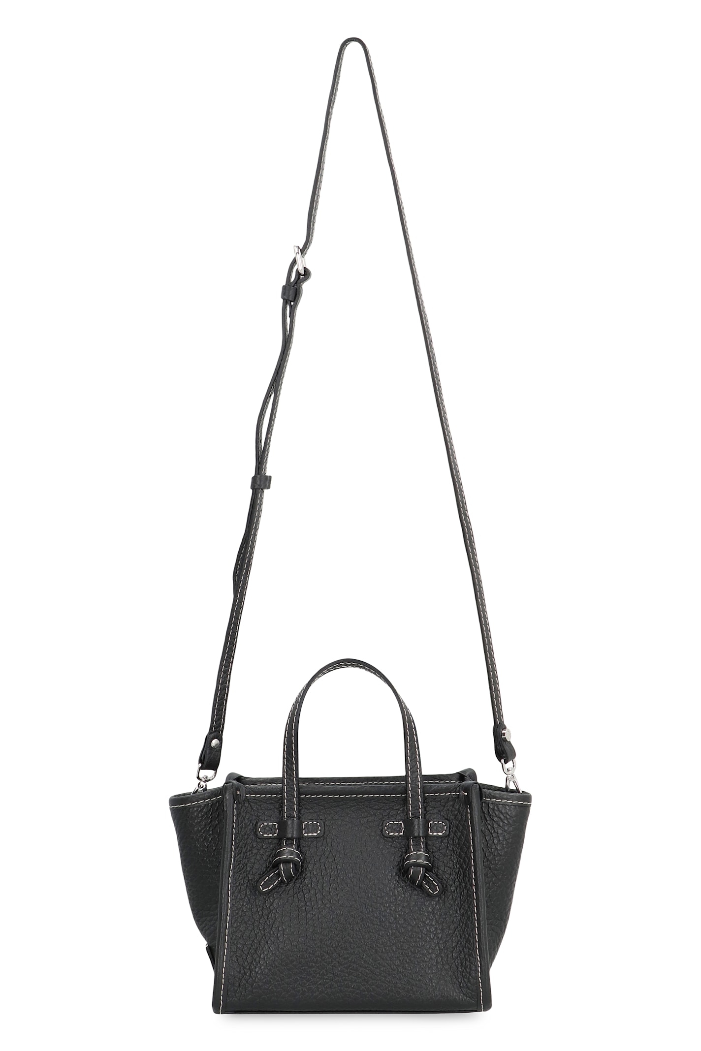 Gianni Chiarini Miss Marcella Leather Mini Handbag In Black
