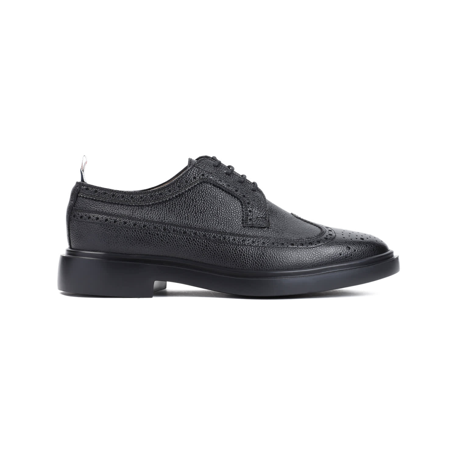 Shop Thom Browne Longwing Brogues In Black