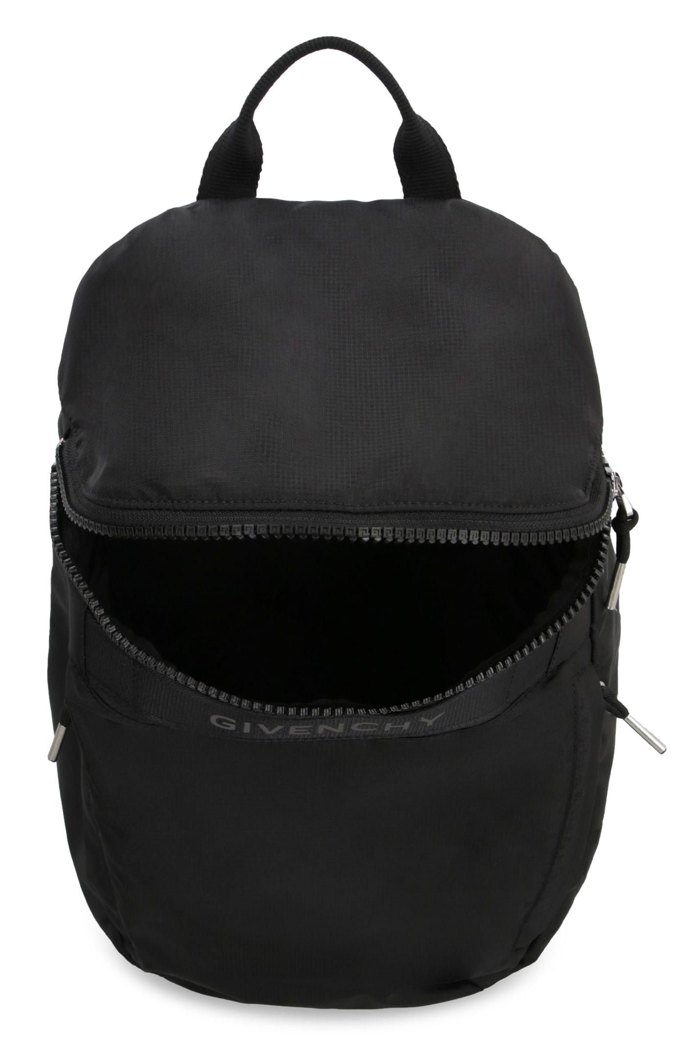 Shop Givenchy G-trek Logo Detail Nylon Backpack In Nero