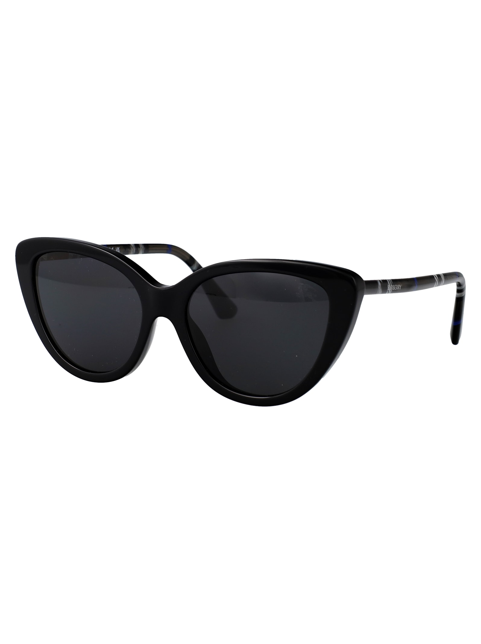 Burberry Eyewear 0be4457 Sunglasses In Black