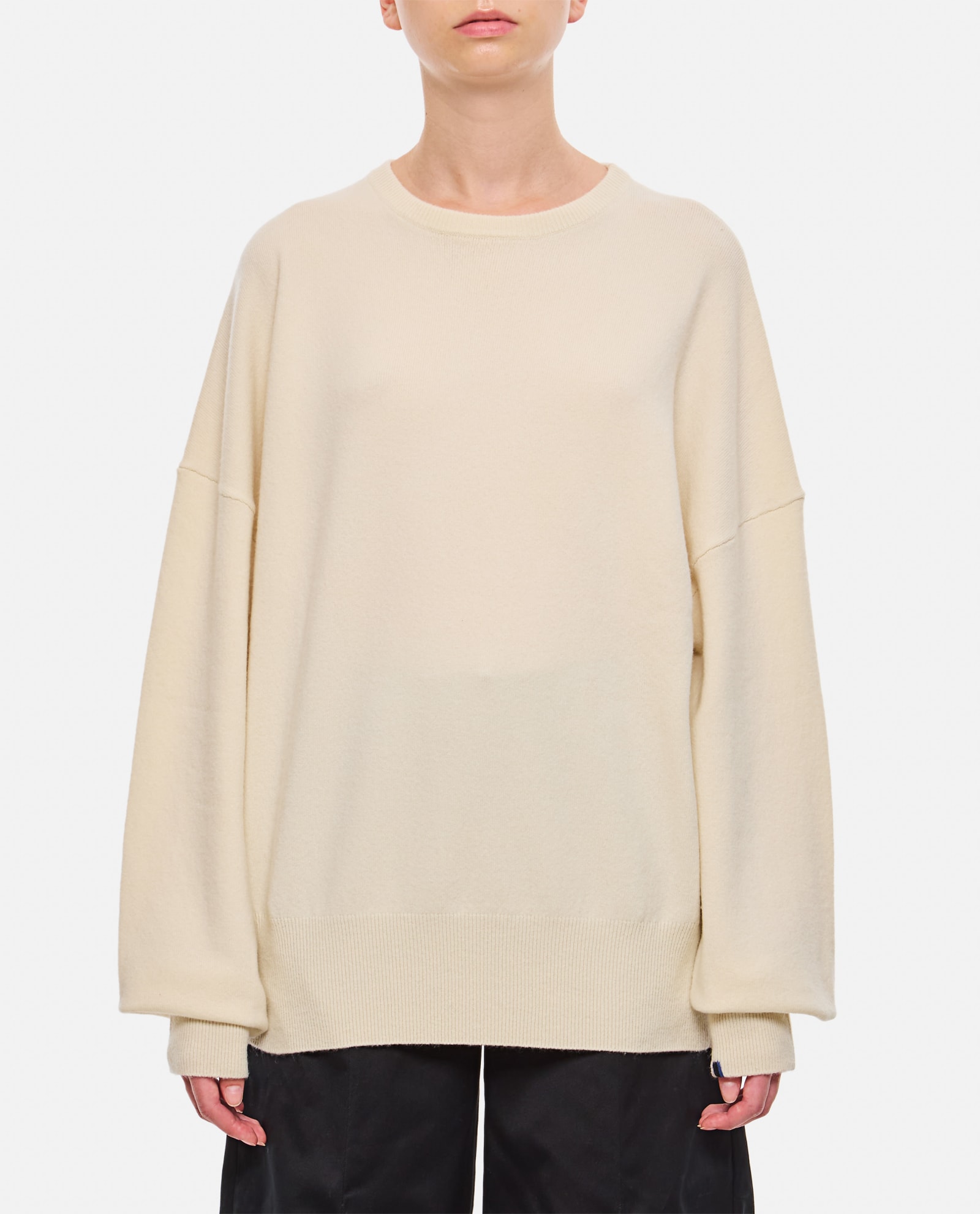 Shop Extreme Cashmere Tes Cashmere Sweater In Beige