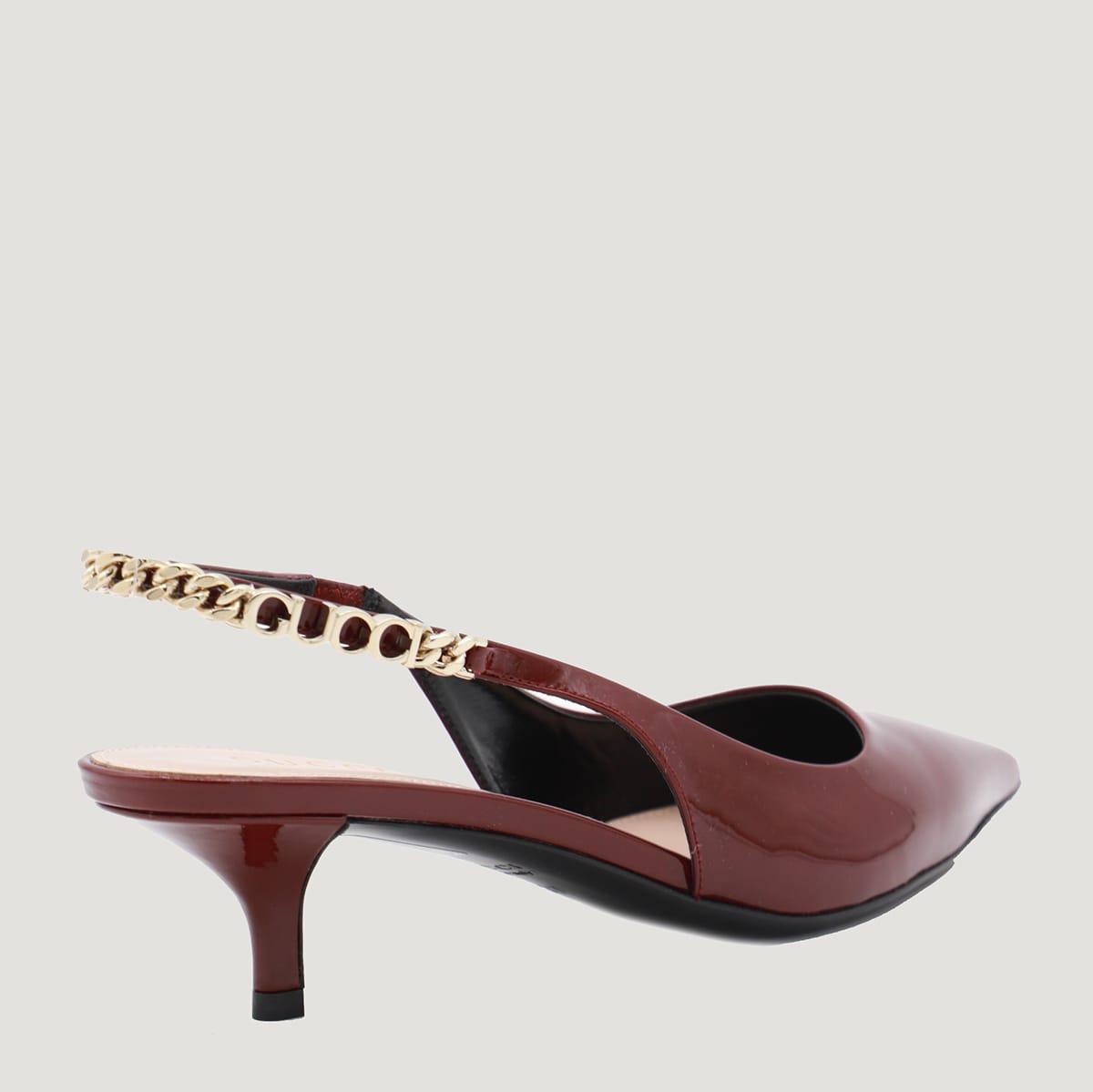 Shop Gucci Red Leather Pumps In Rosso Ancora