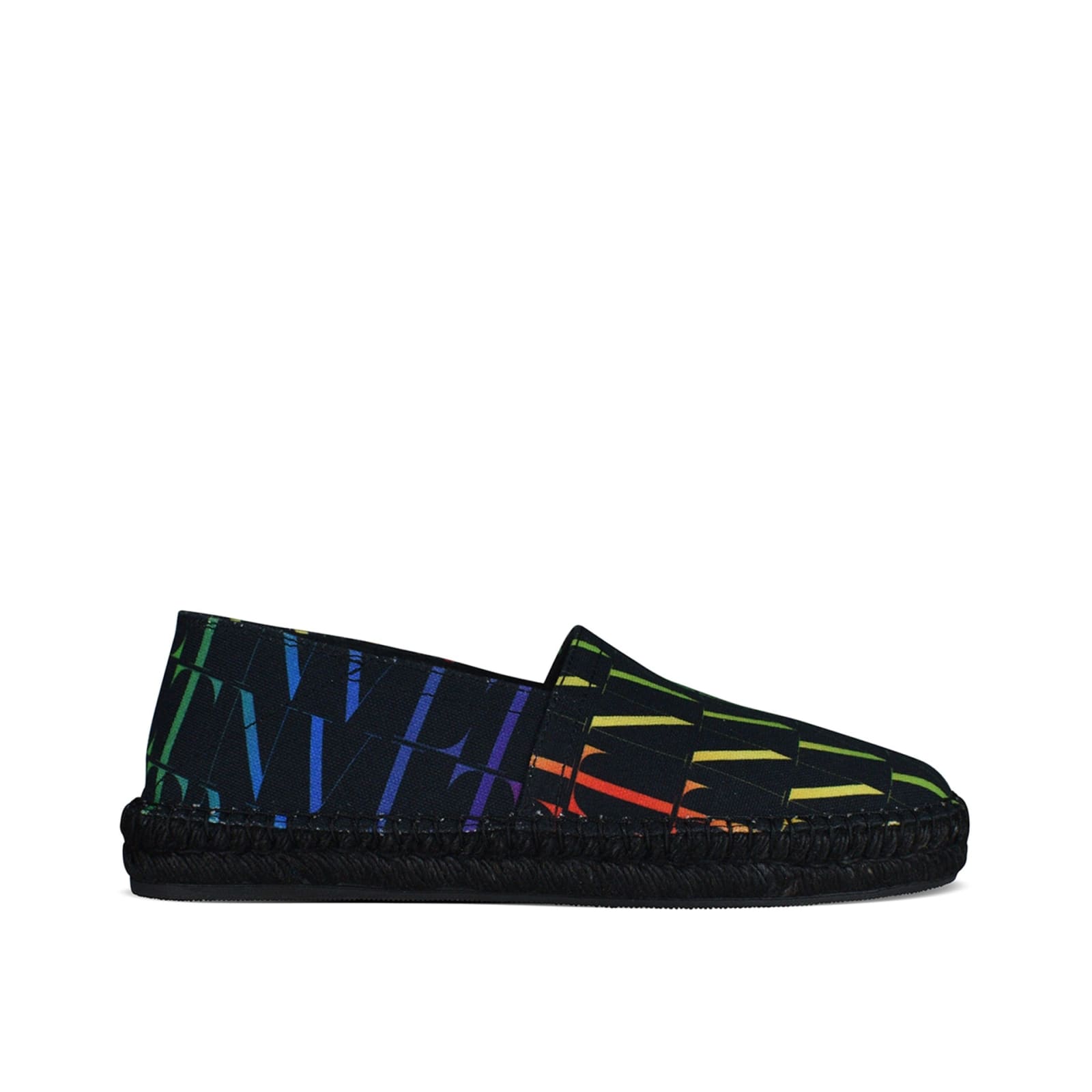 Shop Valentino Garavani Vlnt Espadrillas In Black