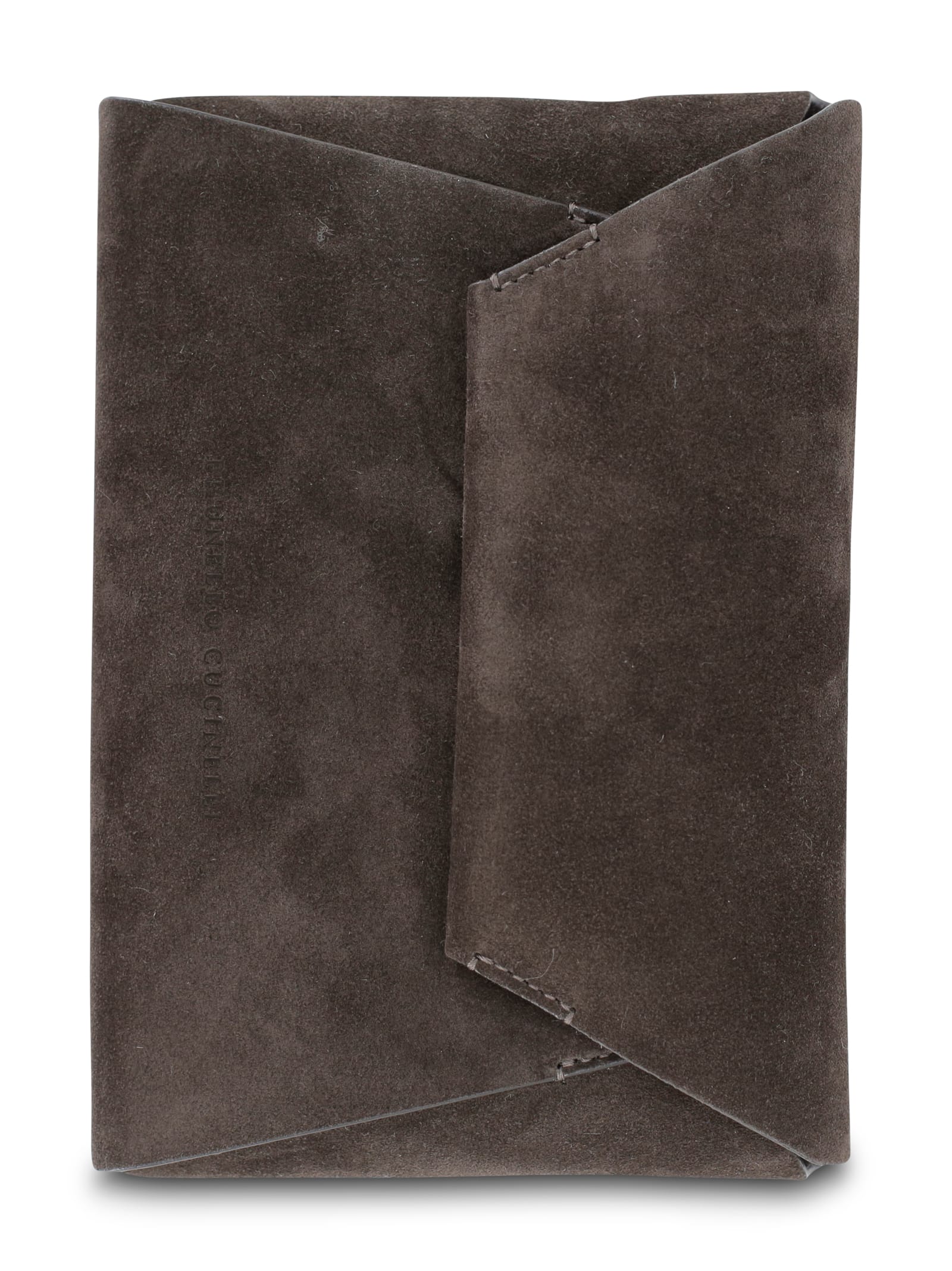 Brunello Cucinelli Bc Duo Clutch In Brown