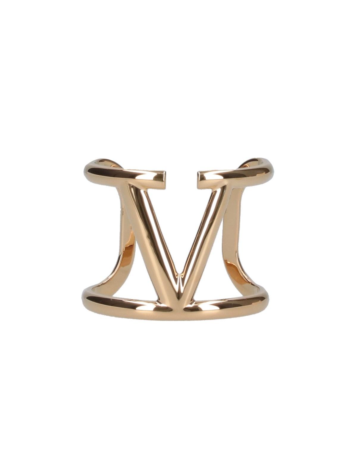 Shop Valentino Vlogo Signature Bracelet In Oro