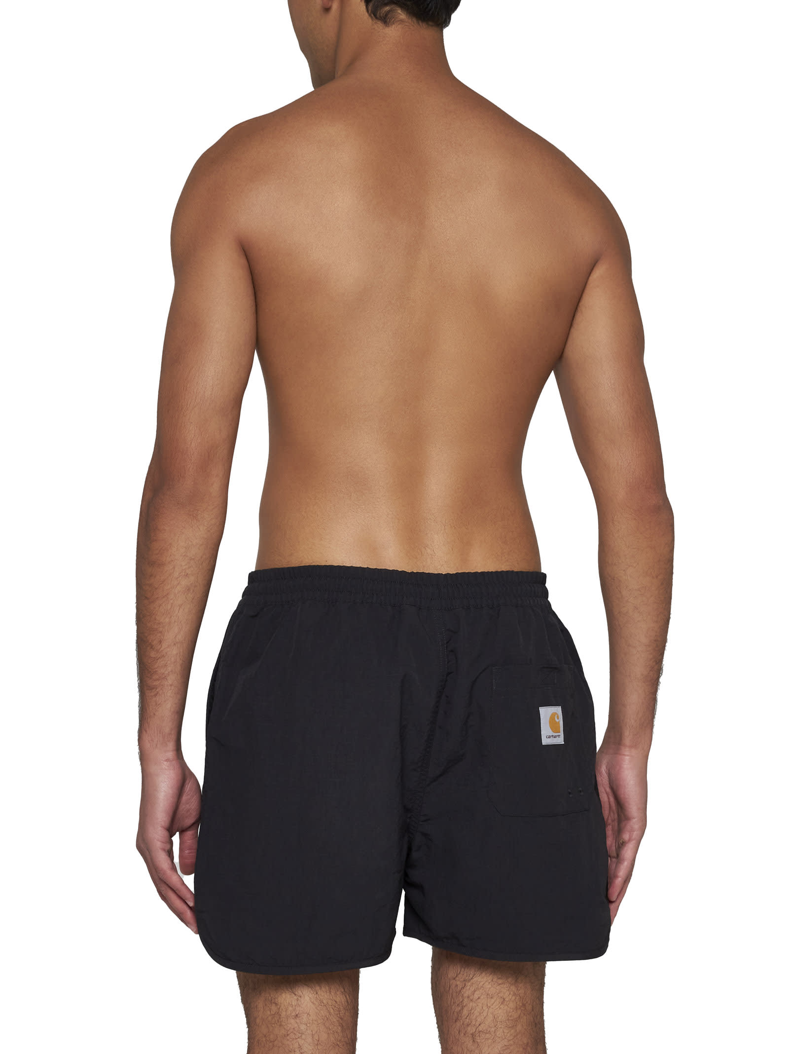 Shop Carhartt Swimming Trunks In Black