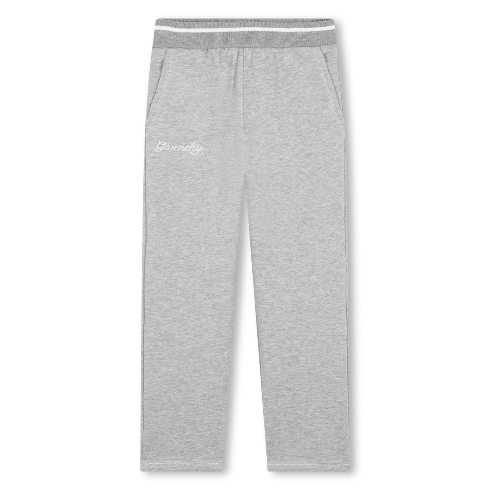 Shop Givenchy Pantaloni Sportivi Con Stampa In Gray