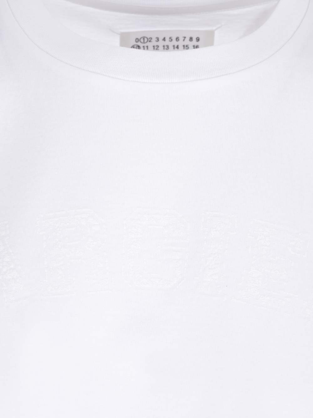 Shop Maison Margiela T-shirt Bianco Ottico