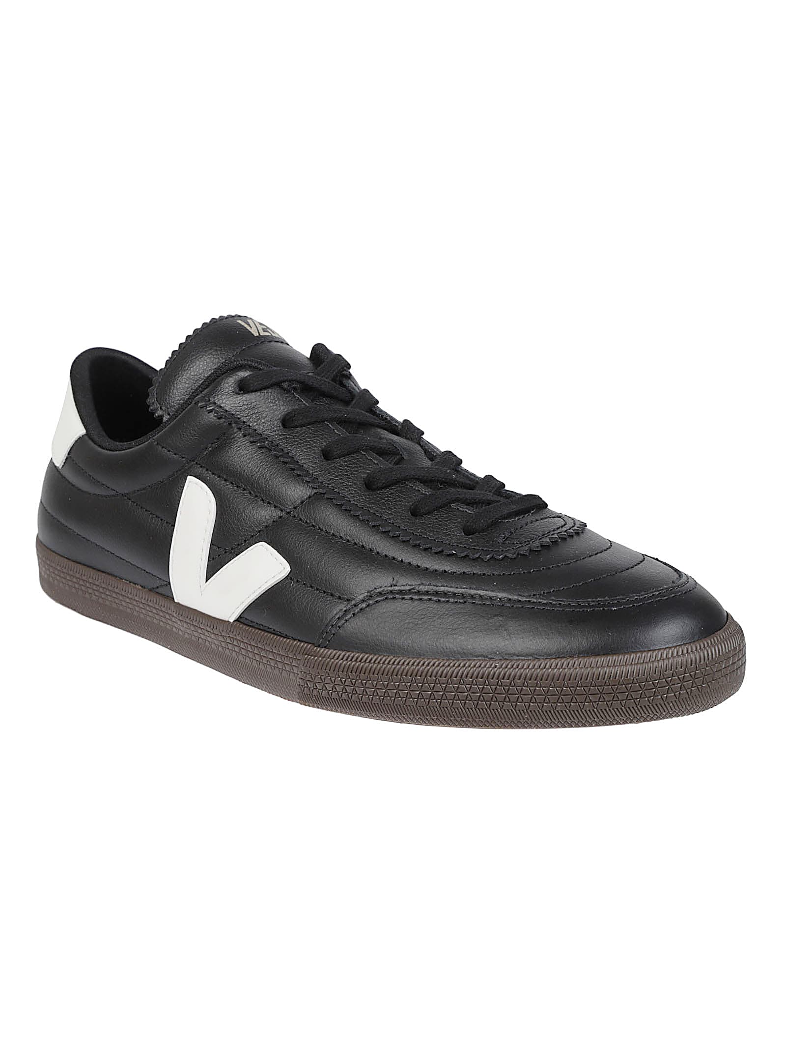 Veja Panenka Quilted Leather Sneakers In Black