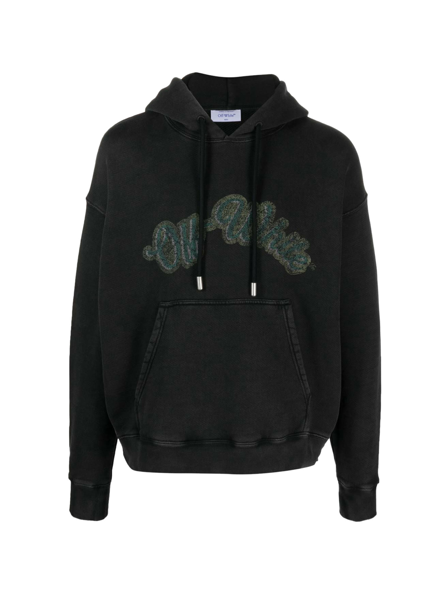 Shop Off-white Green Bacchus Skate Hoodie In Black College