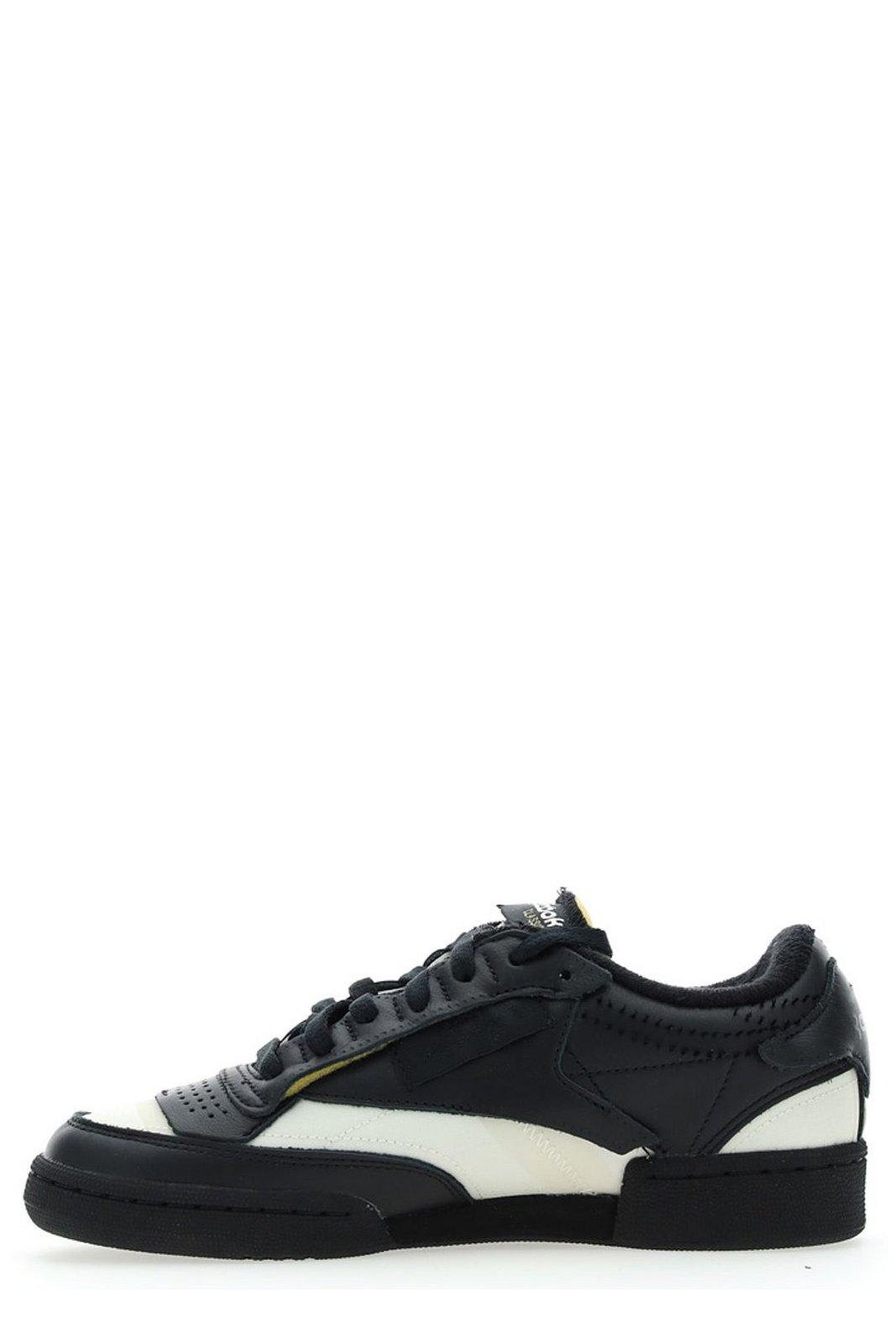 Shop Maison Margiela X Reebok Lace-up Sneakers In Black