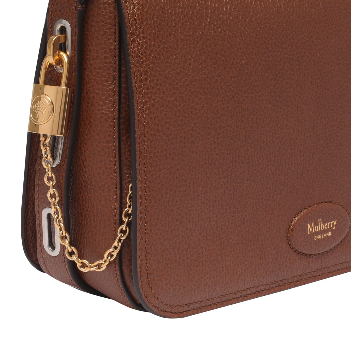 Shop Mulberry Small Billie Crossbody Bag In Brown