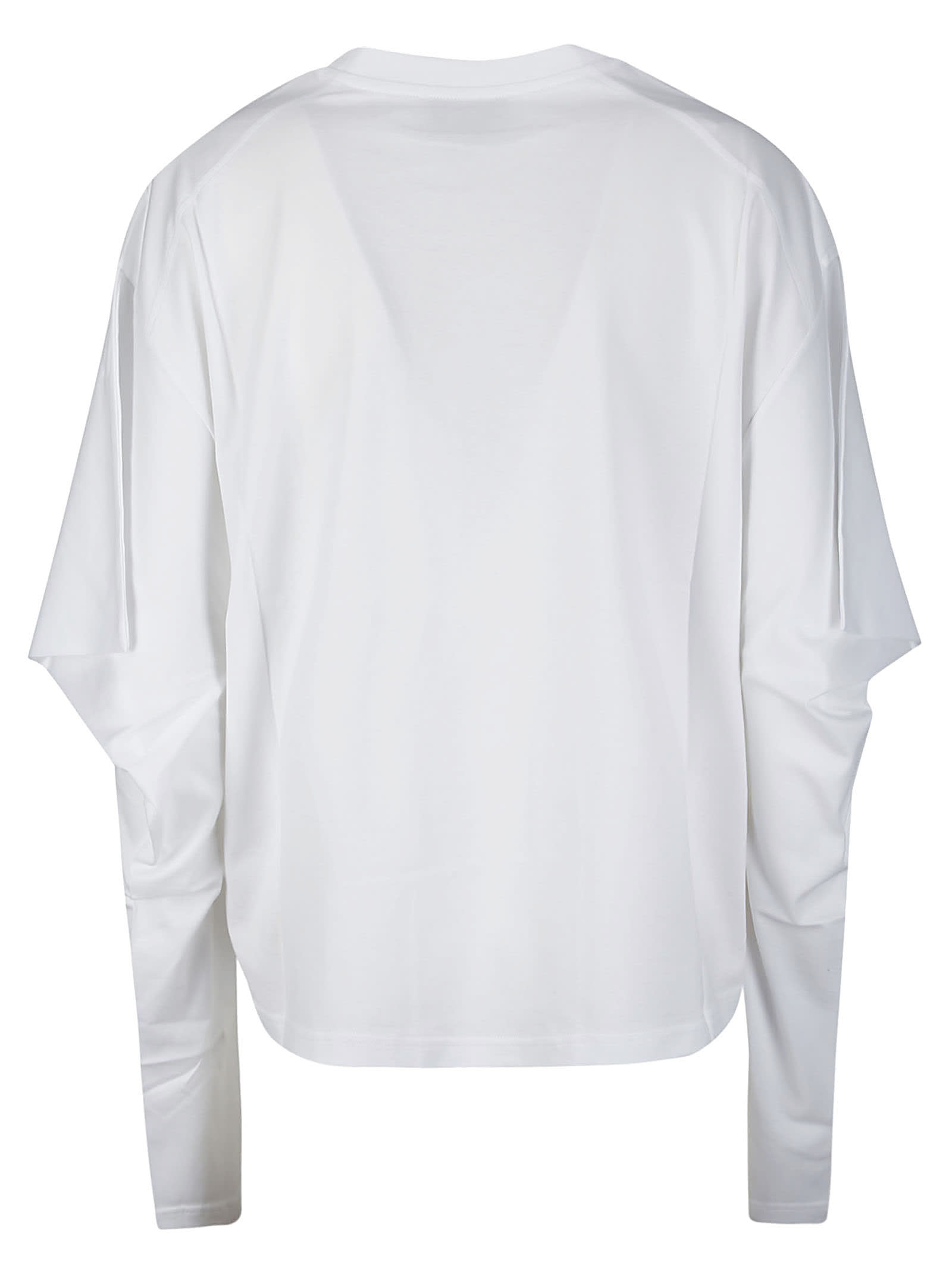 Shop Setchu Origami Jersey Top In White