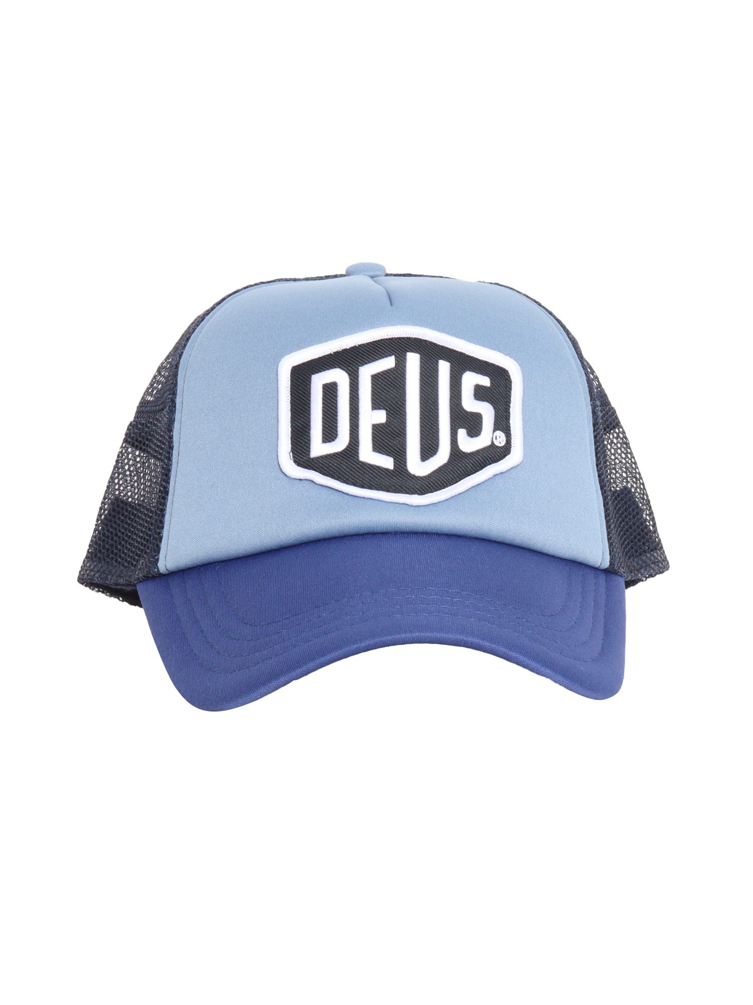 Shop Deus Ex Machina Baylands Trucker Cap In Blue