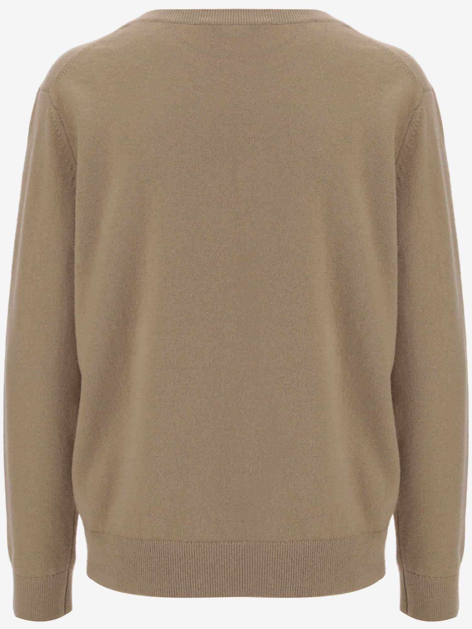 Vince Cashmere Pullover In Brown