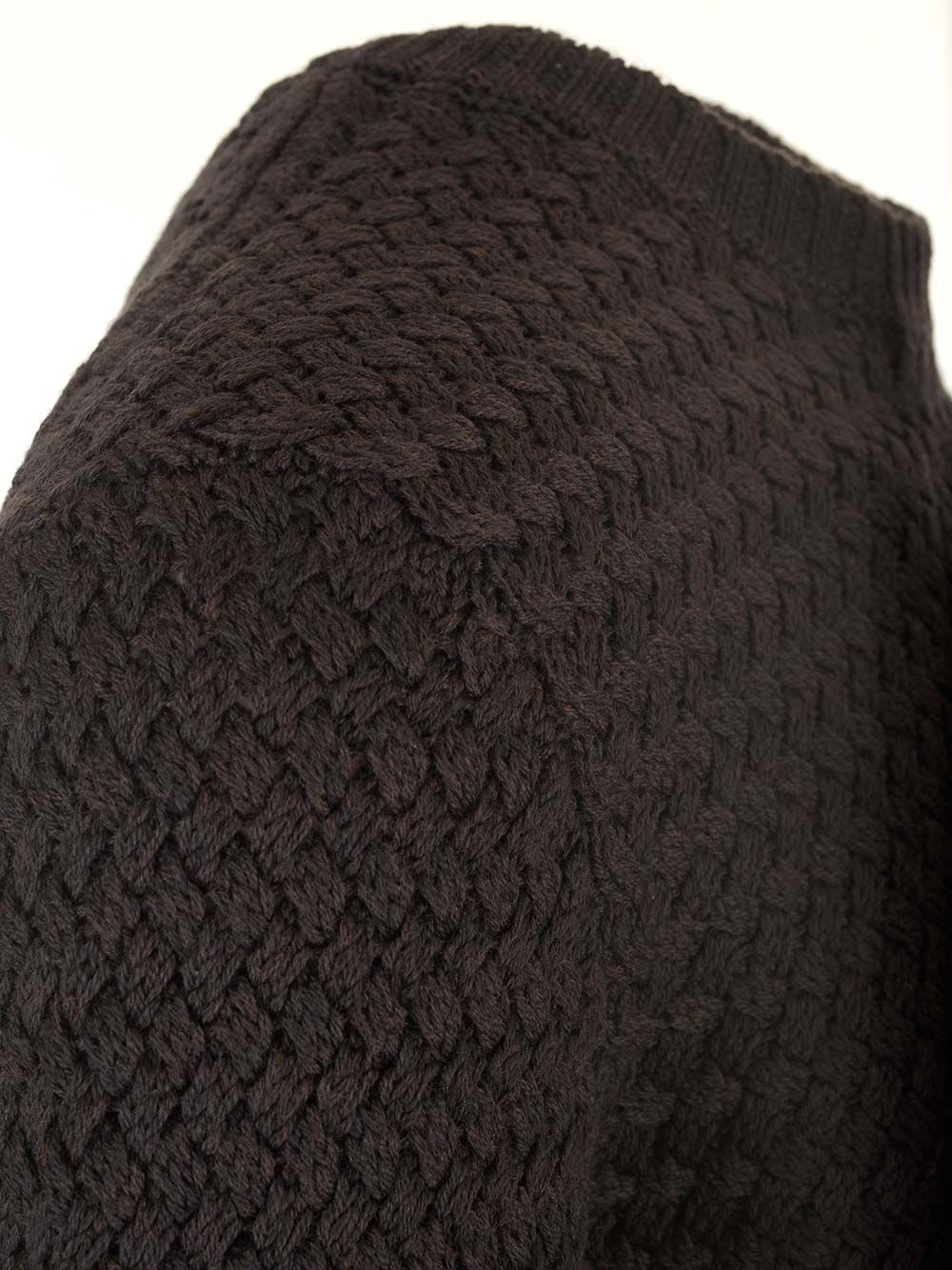 Shop Tagliatore Crew Neck Sweater In Brown