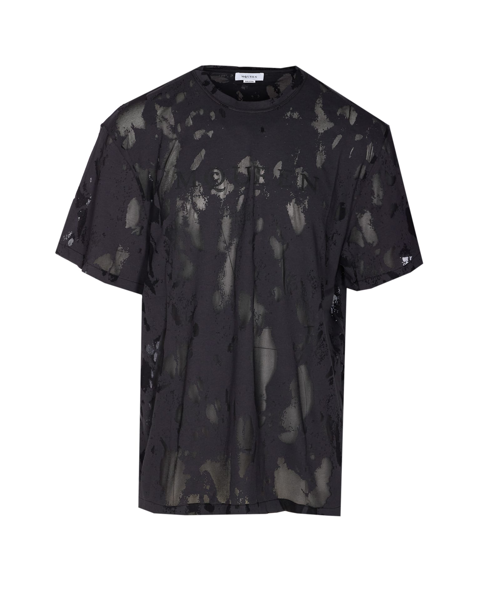 Alexander Mcqueen Devore Logo T-shirt | ModeSens