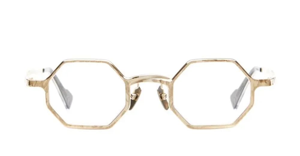 Shop Kuboraum Mask Z19 - Gold Rx Glasses