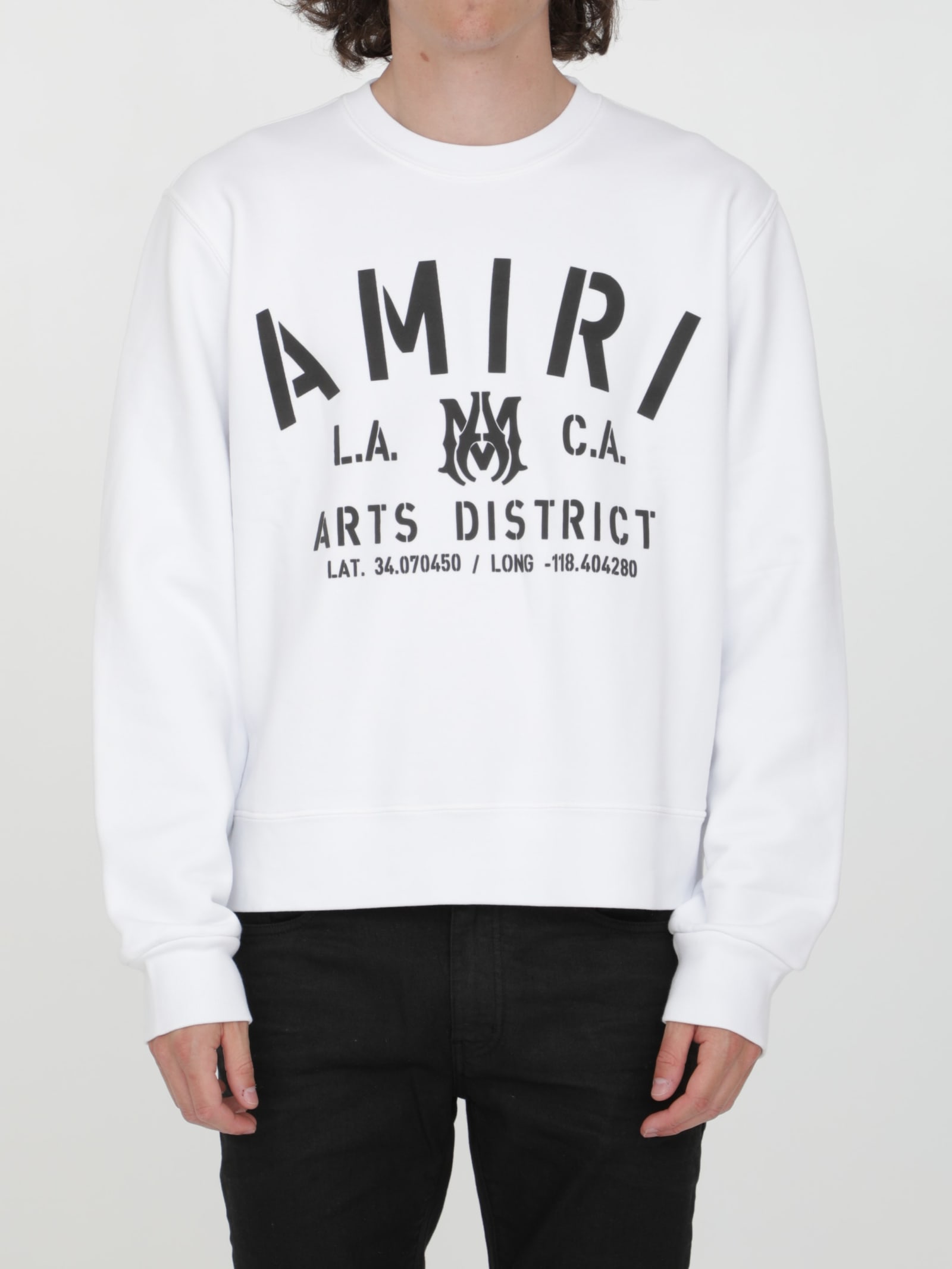 AMIRI White Sweatshirt With Logo