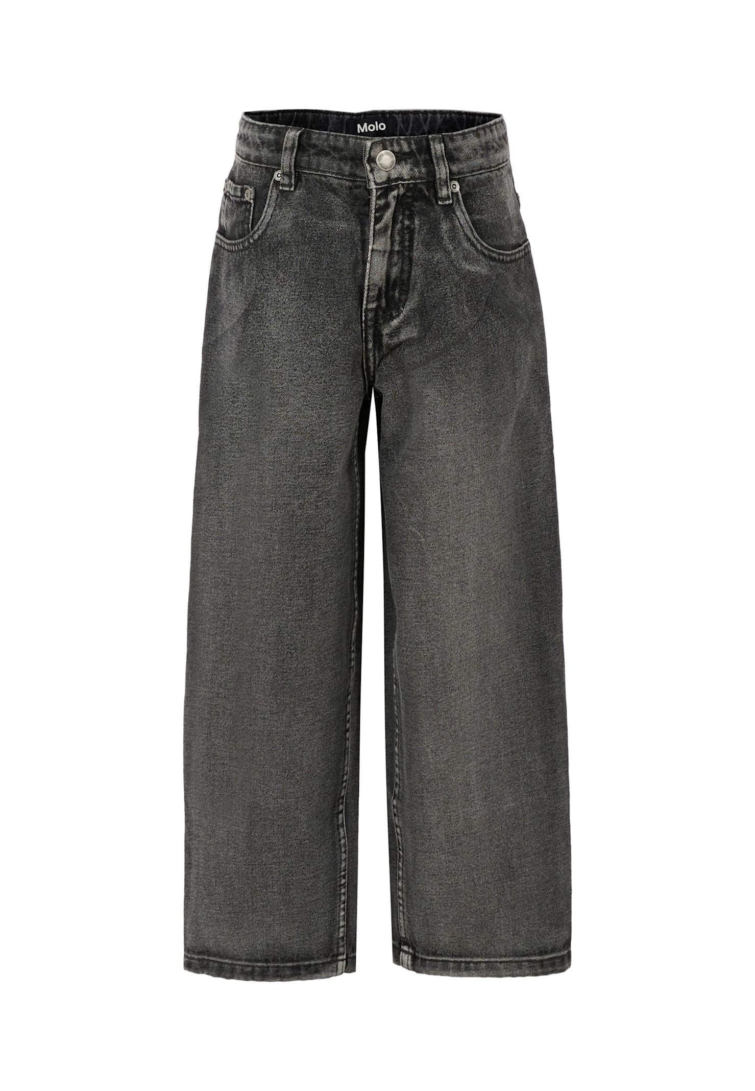 Molo Grey Jeans For Kids In Gray