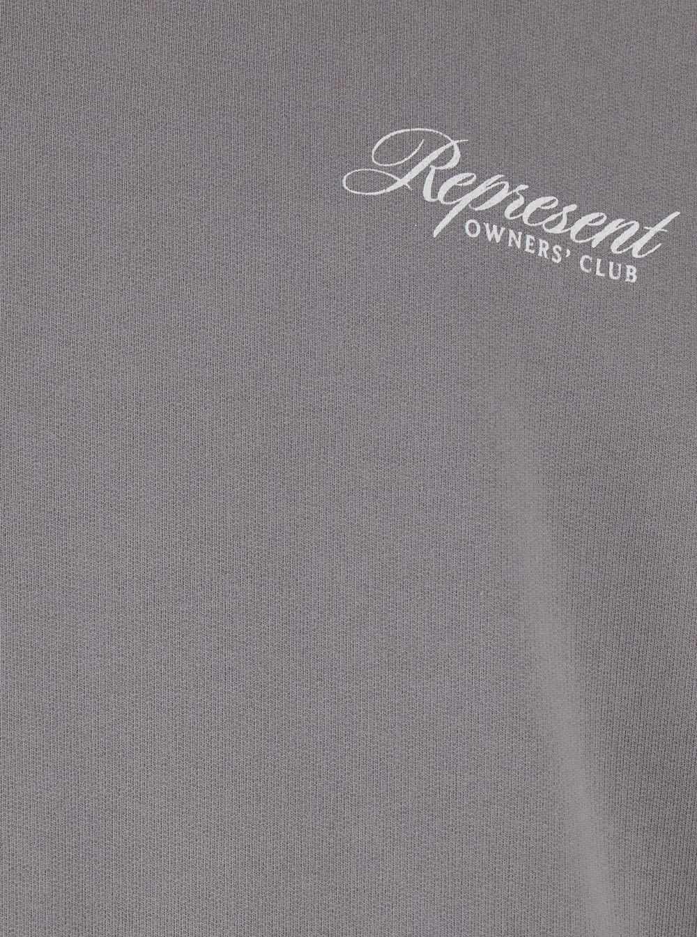 Represent Grey Hoodie With Logo Lettering On The Front And Maxi Logo Print On The Rear
