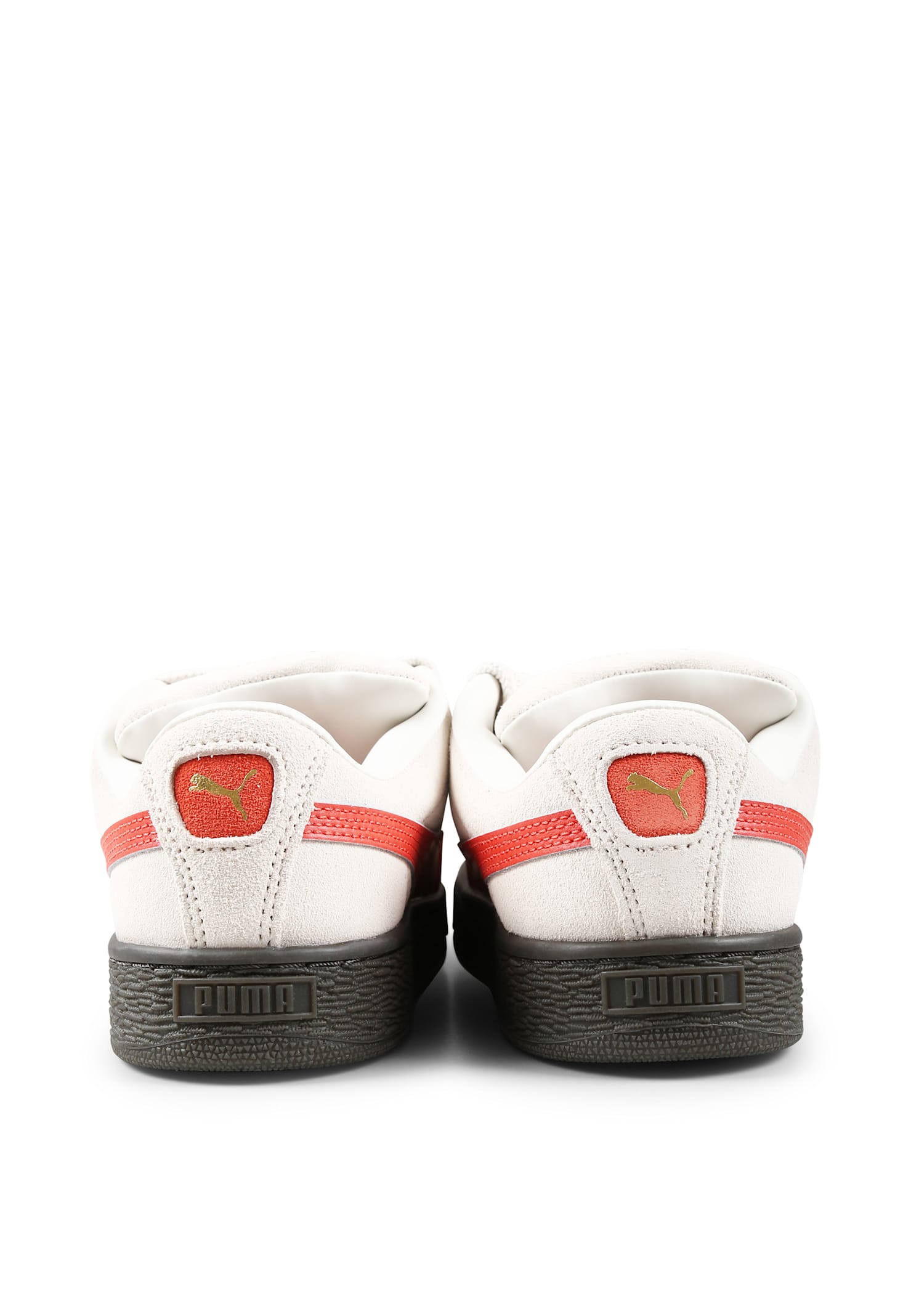 Puma Grey Sneakers For Kids In Gray