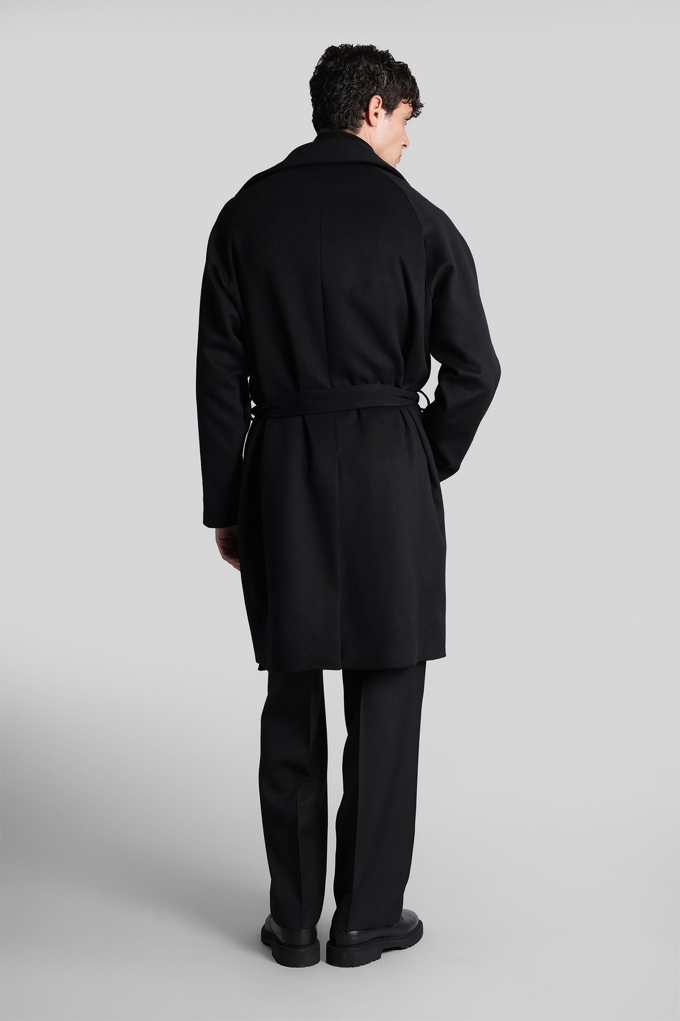 Costumein Riko In Black Wool In Black