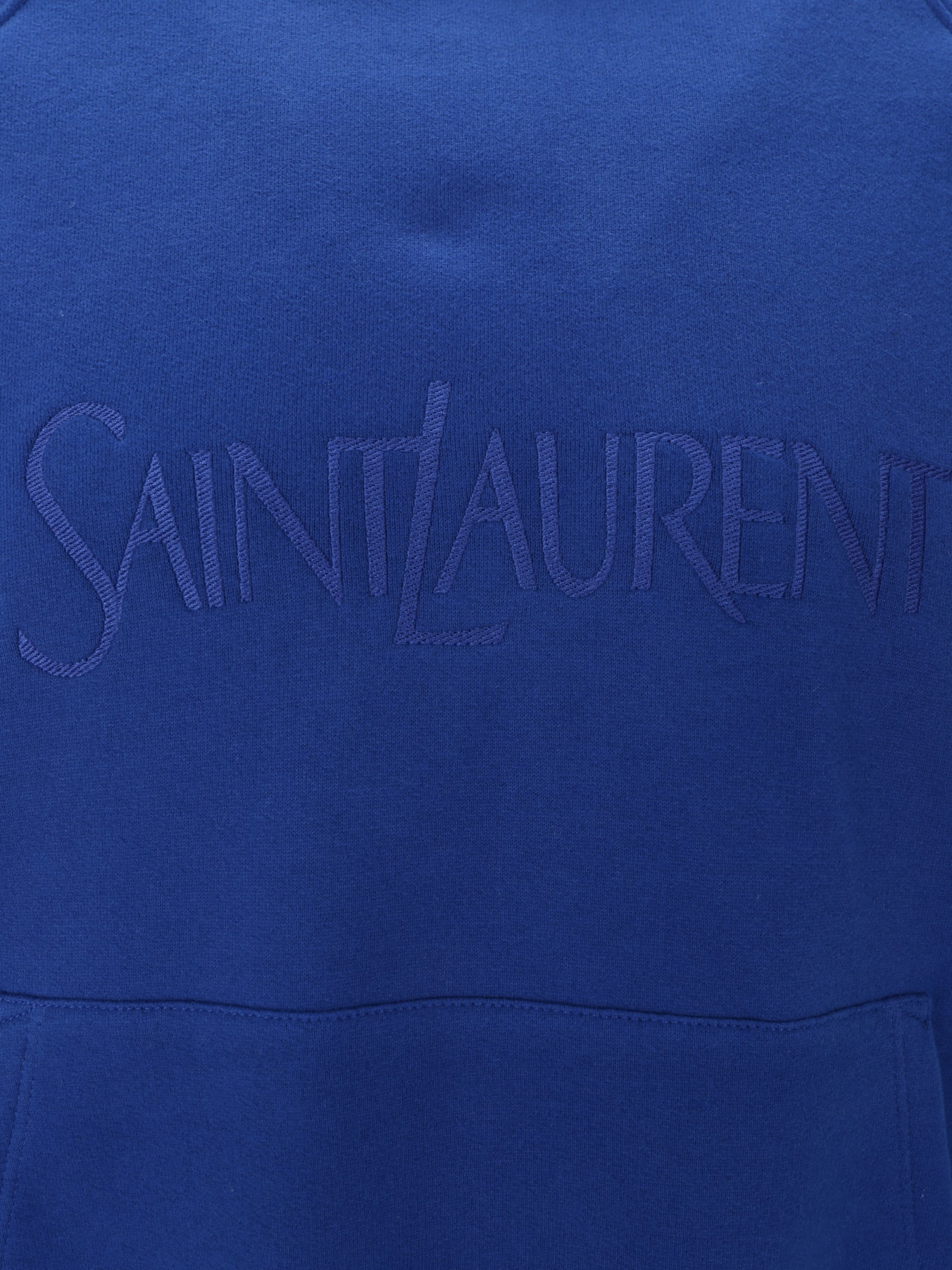 Shop Saint Laurent Hoodie In Blue