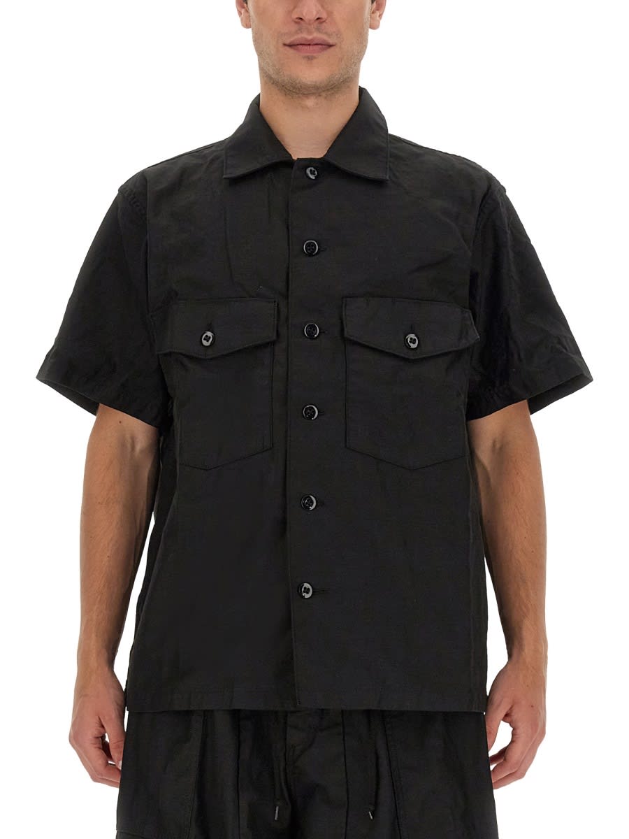 Needles Short Sleeve Shirt In Black