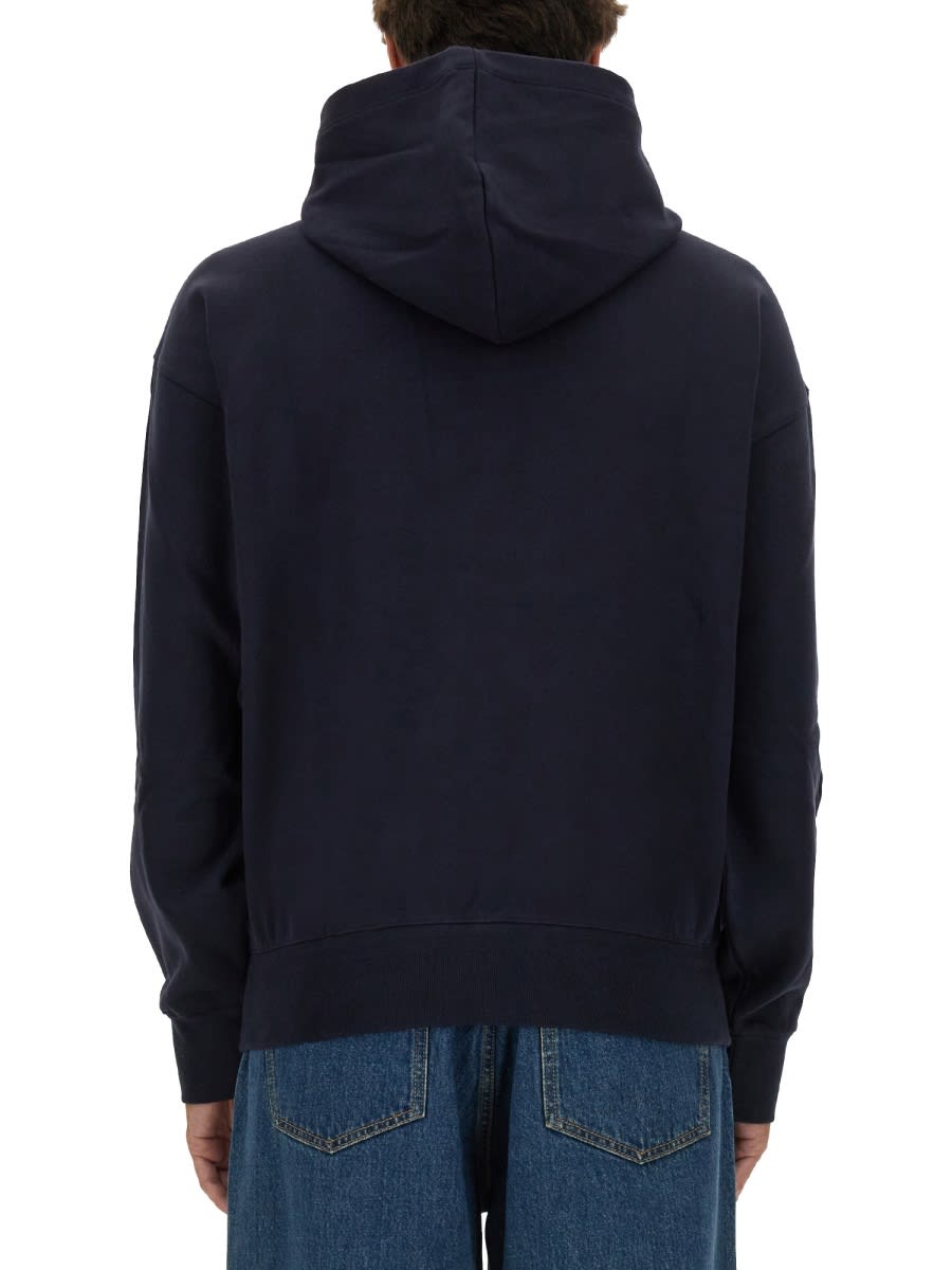 Shop Bally Hoodie In Blue