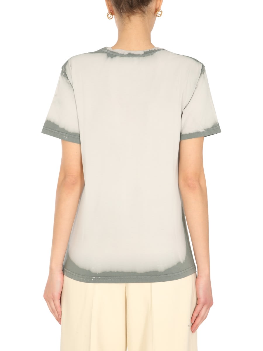Shop Alberta Ferretti Crew Neck T-shirt In Grey