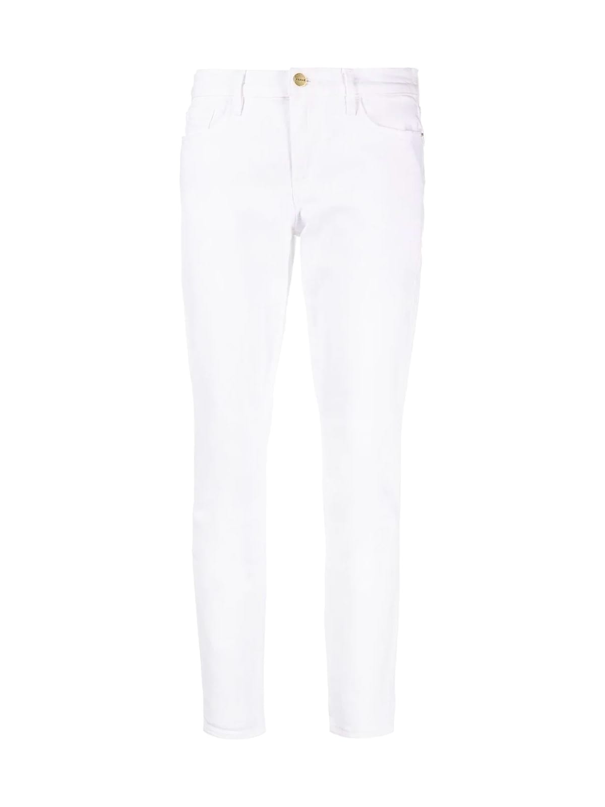 Shop Frame Le Garcon Jeans In Blanc