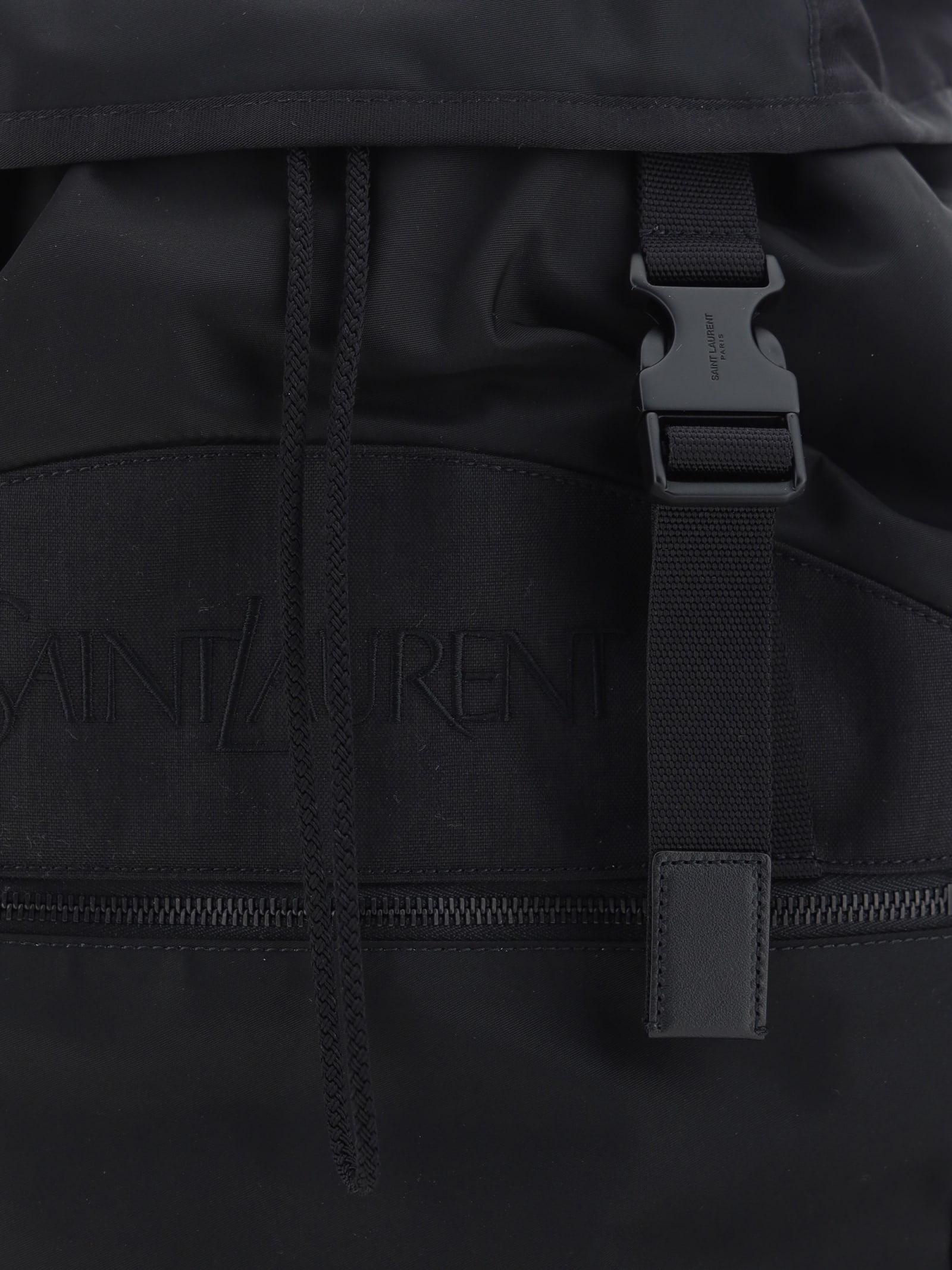 Shop Saint Laurent Backpack In Nero