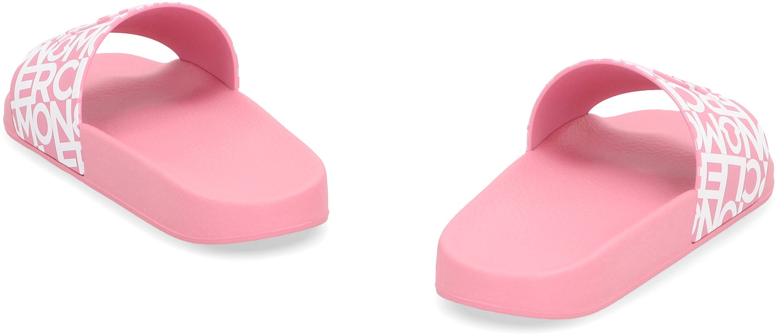 Moncler Jeanne Rubber Slides In Pink