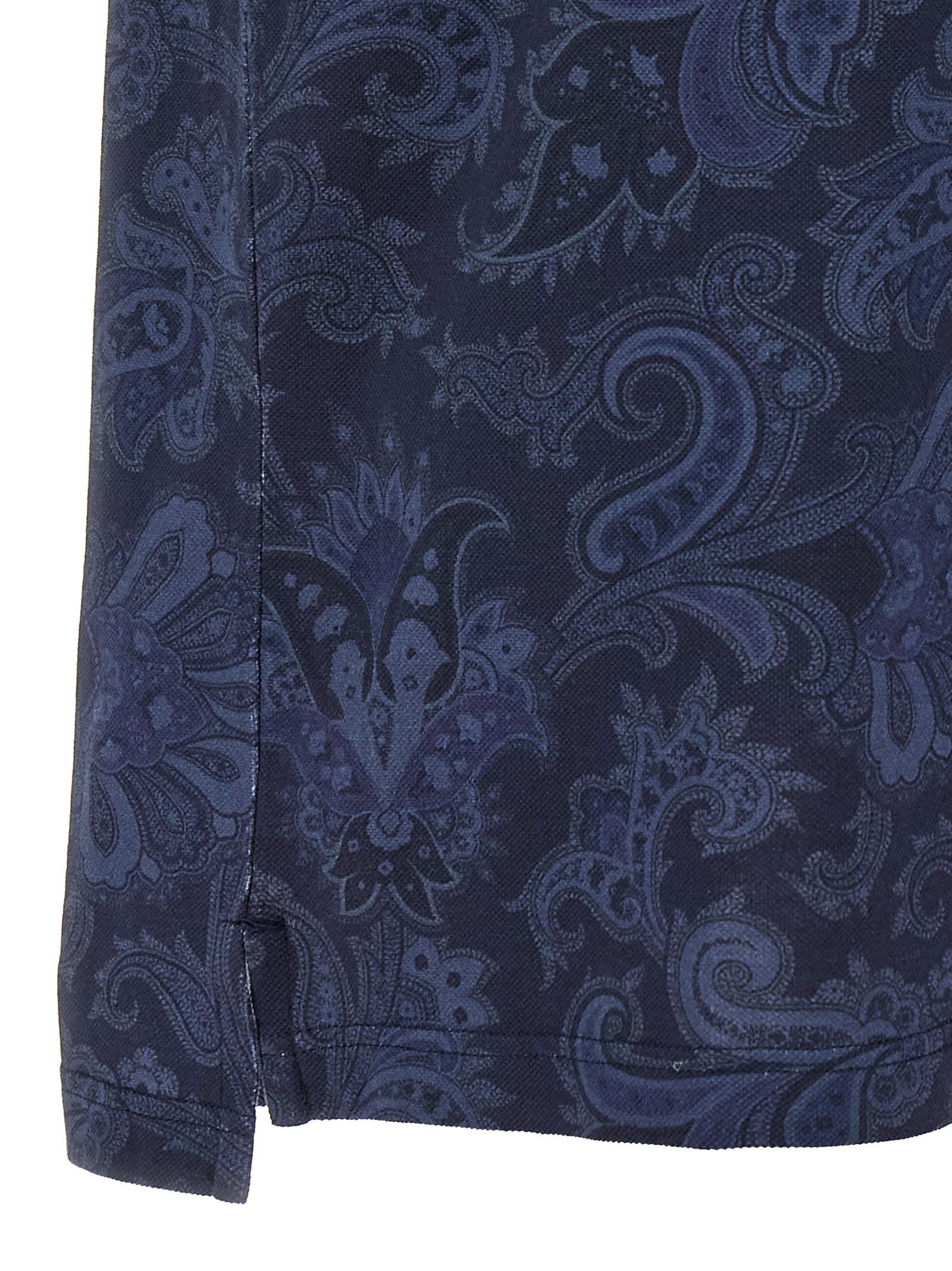 ETRO POLO PAISLEY FLOWERS