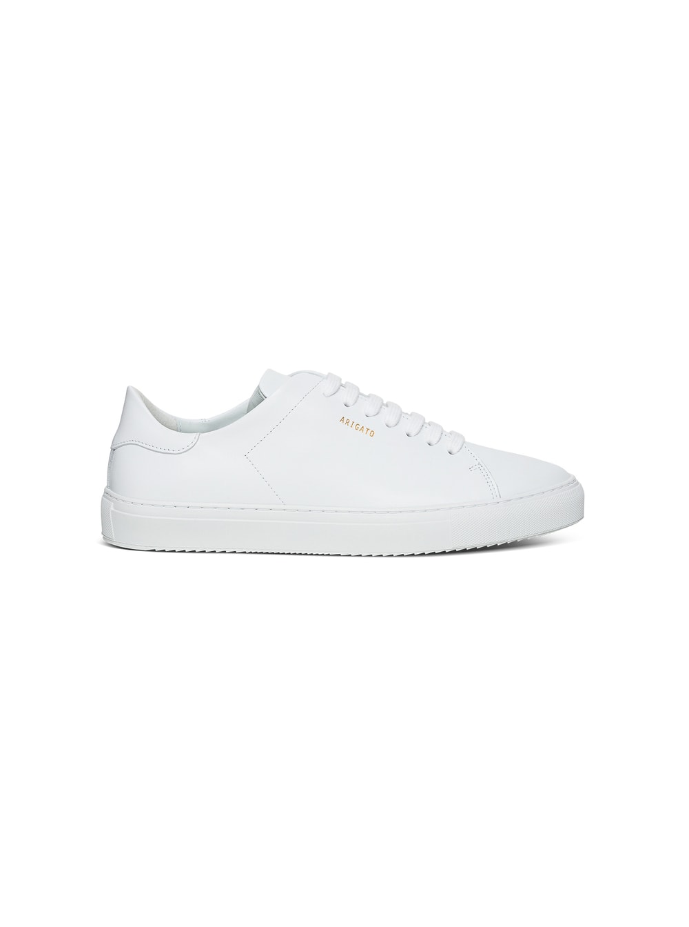 Axel Arigato Clean 90 White Trainers With Printed Logo In Leather Man