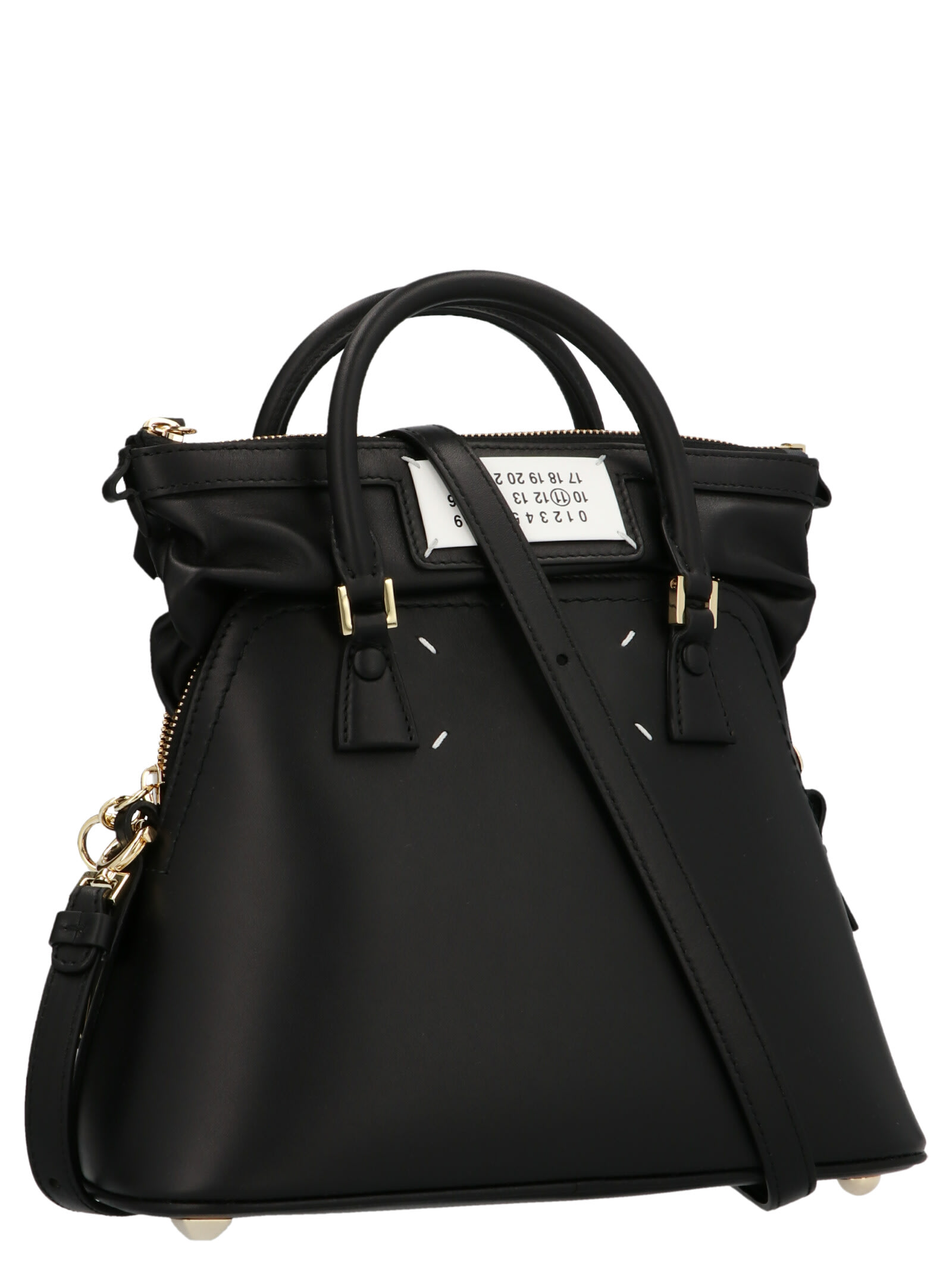 Shop Maison Margiela 5ac Mini Handbag In Black